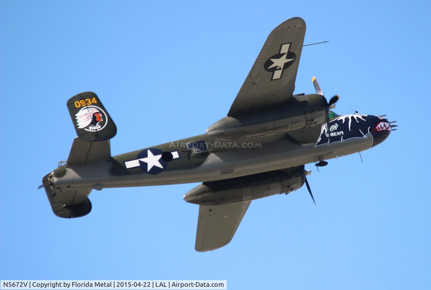 N5672V, 1945 North American B-25J Mitchell Mitchell C/N 108-47686, Betty's Dream