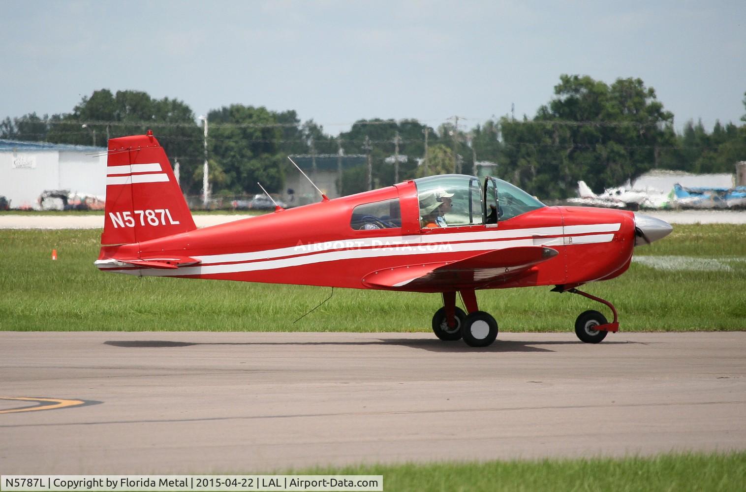 N5787L, 1969 American AA-1 Yankee C/N AA1-0187, American AA-1