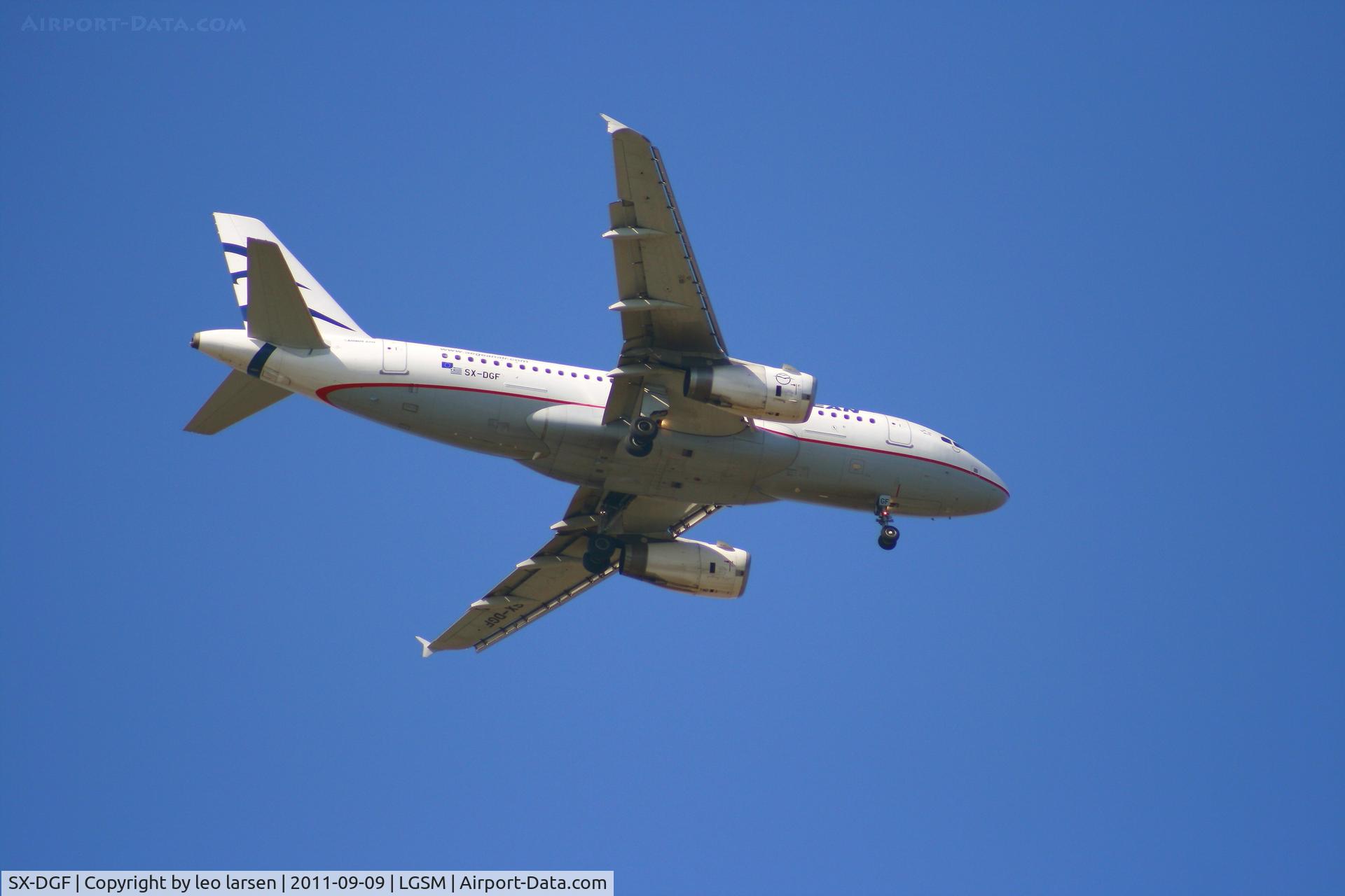 SX-DGF, 2005 Airbus A319-132 C/N 2468, Samos 9.9.11