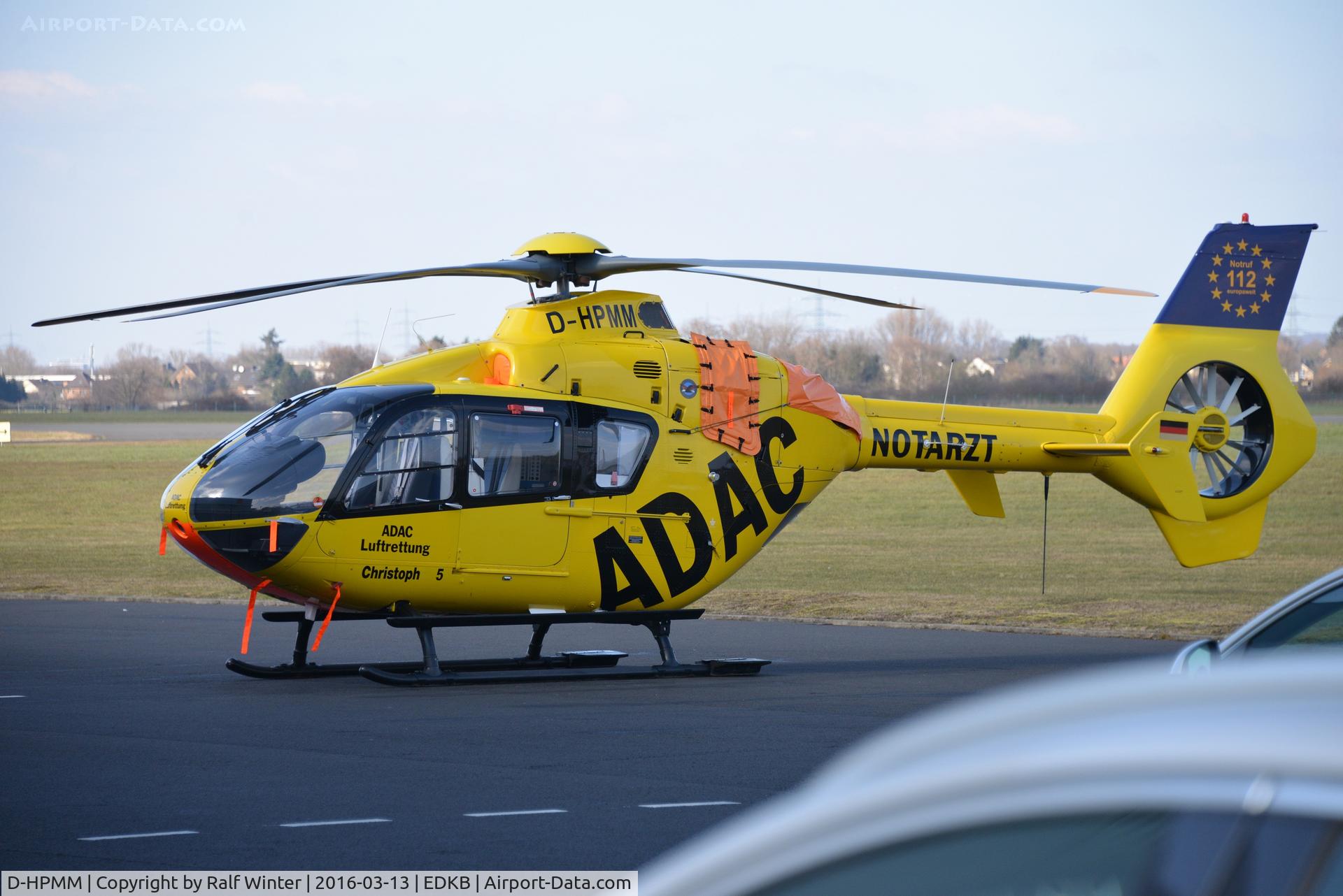 D-HPMM, Eurocopter EC-135P-2 C/N 0242, Eurocopter EC-135 - CHX ADAC Luftrettung 'Christoph 5' - D-HPMM - 13.03.2016 - Bonn-Hangelar