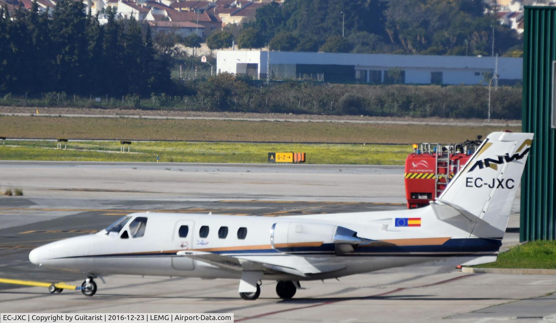 EC-JXC, 1975 Cessna 500 Citation 1 C/N 500-0278, At Malaga