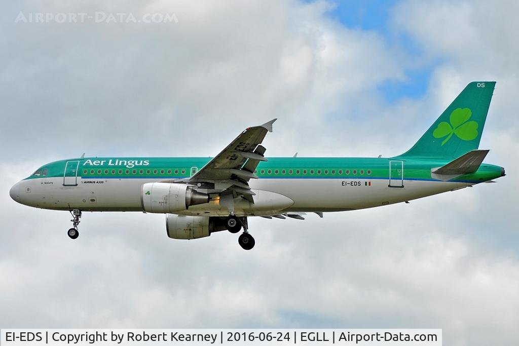 EI-EDS, 2008 Airbus A320-214 C/N 3755, Arriving 27L