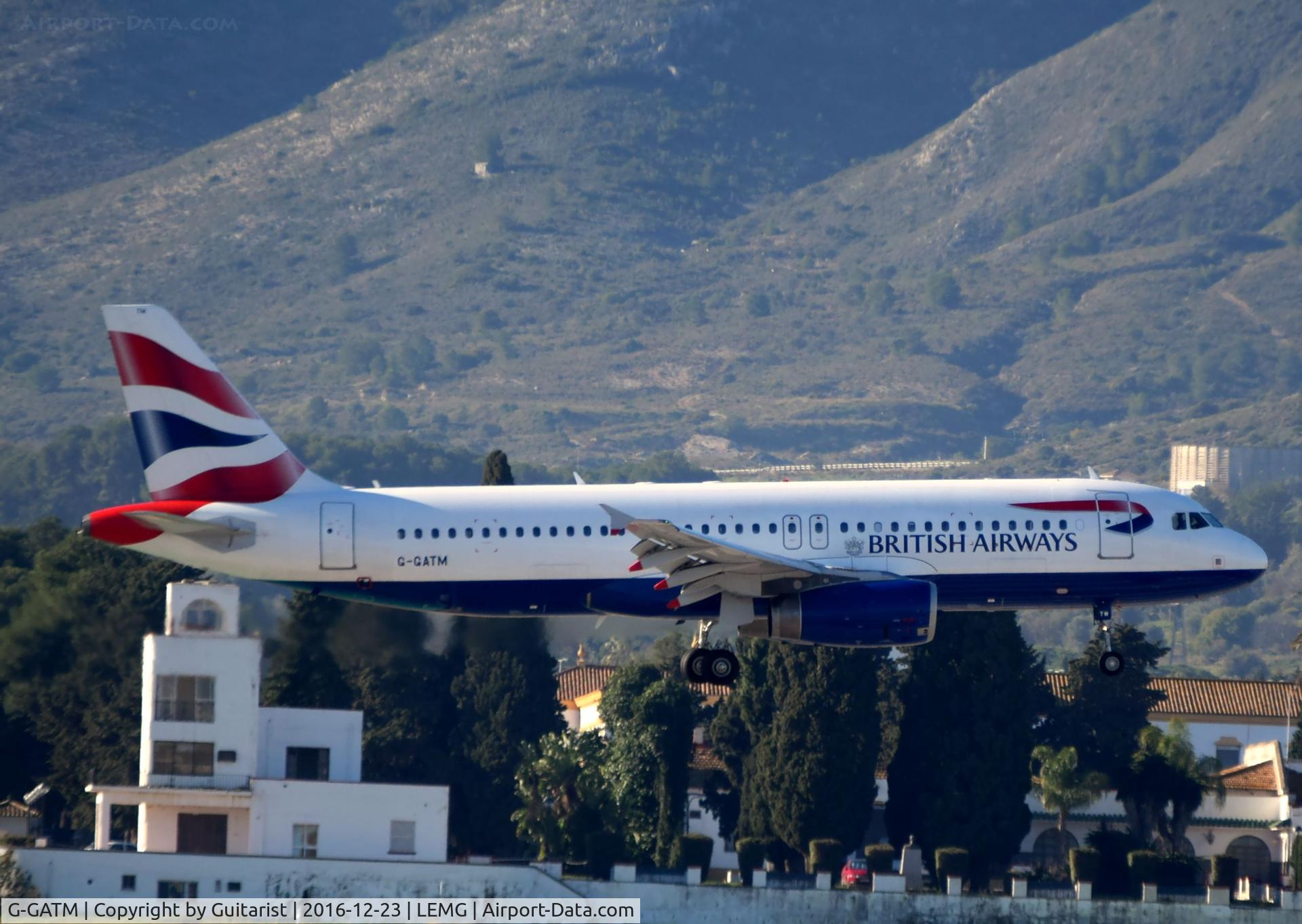 G-GATM, 2002 Airbus A320-233 C/N 1892, At Malaga