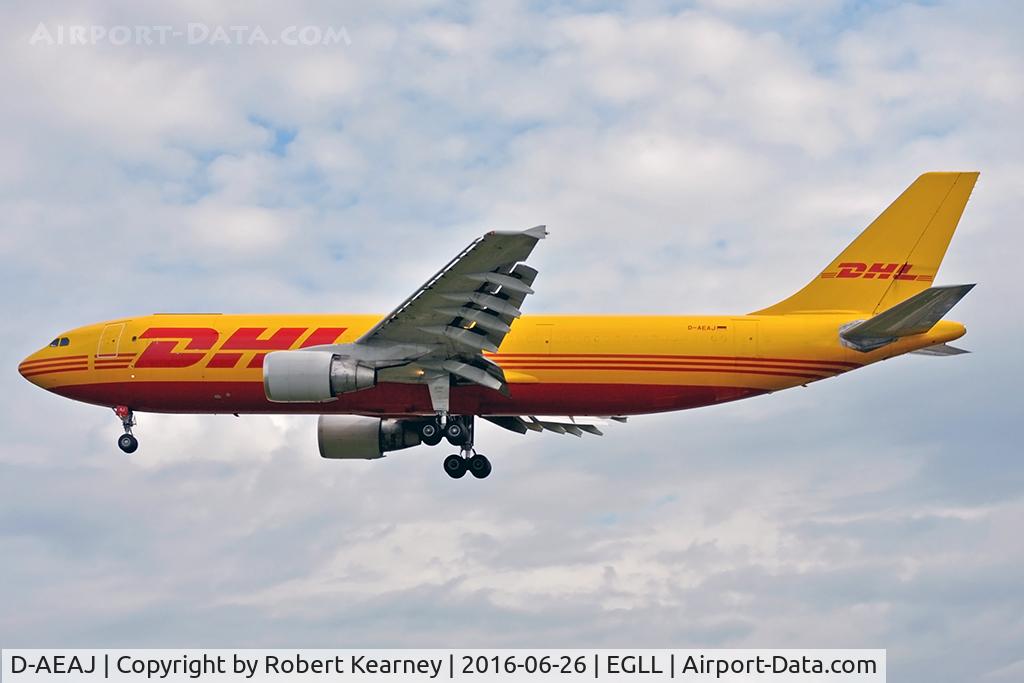 D-AEAJ, 1992 Airbus A300B4-622R(F) C/N 641, Arriving 27L