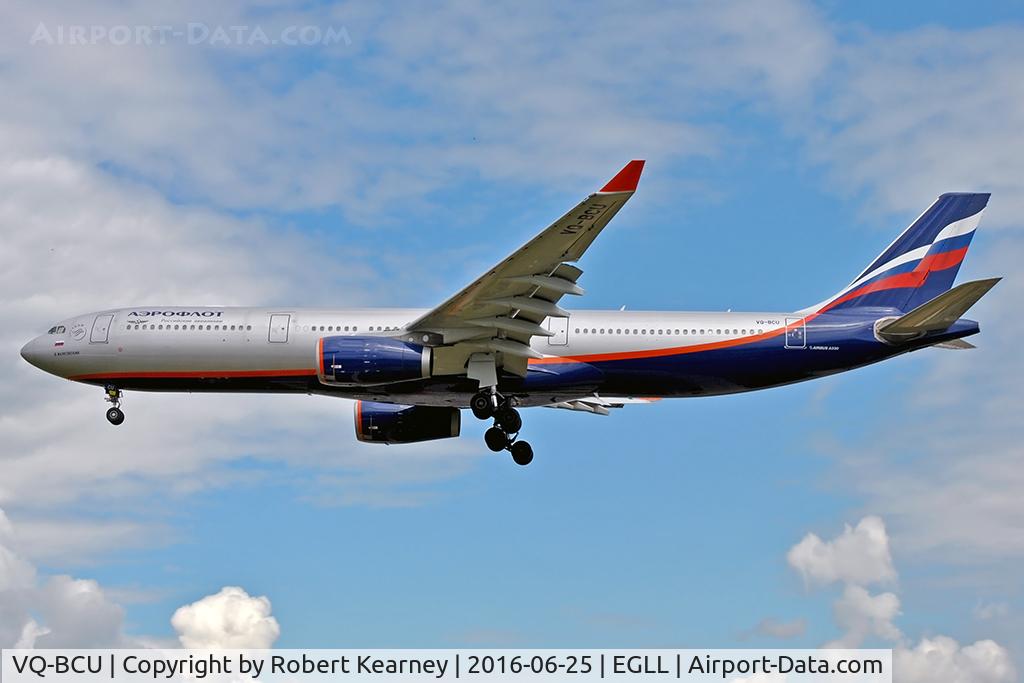 VQ-BCU, 2009 Airbus A330-343X C/N 1065, Arriving 27L