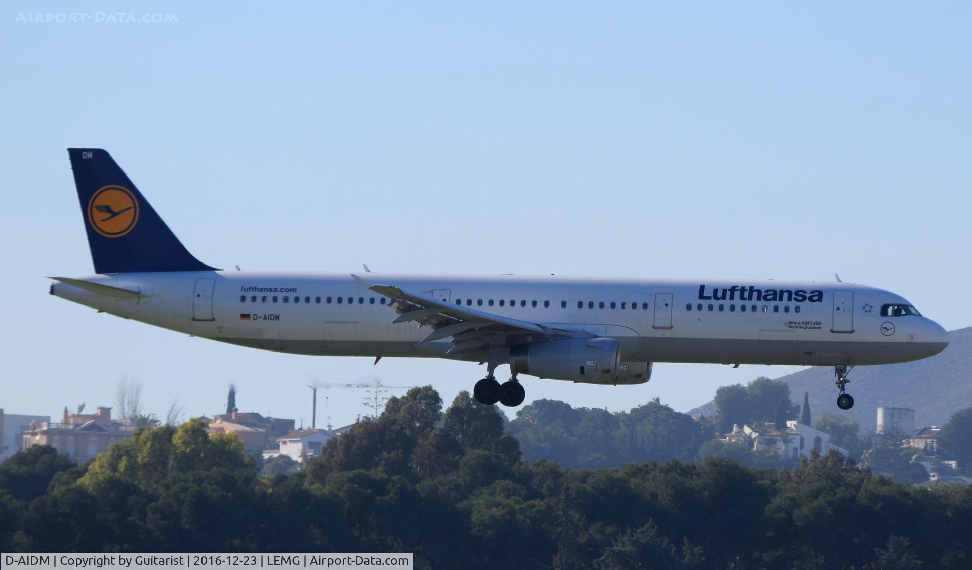 D-AIDM, 2011 Airbus A321-231 C/N 4916, At Malaga
