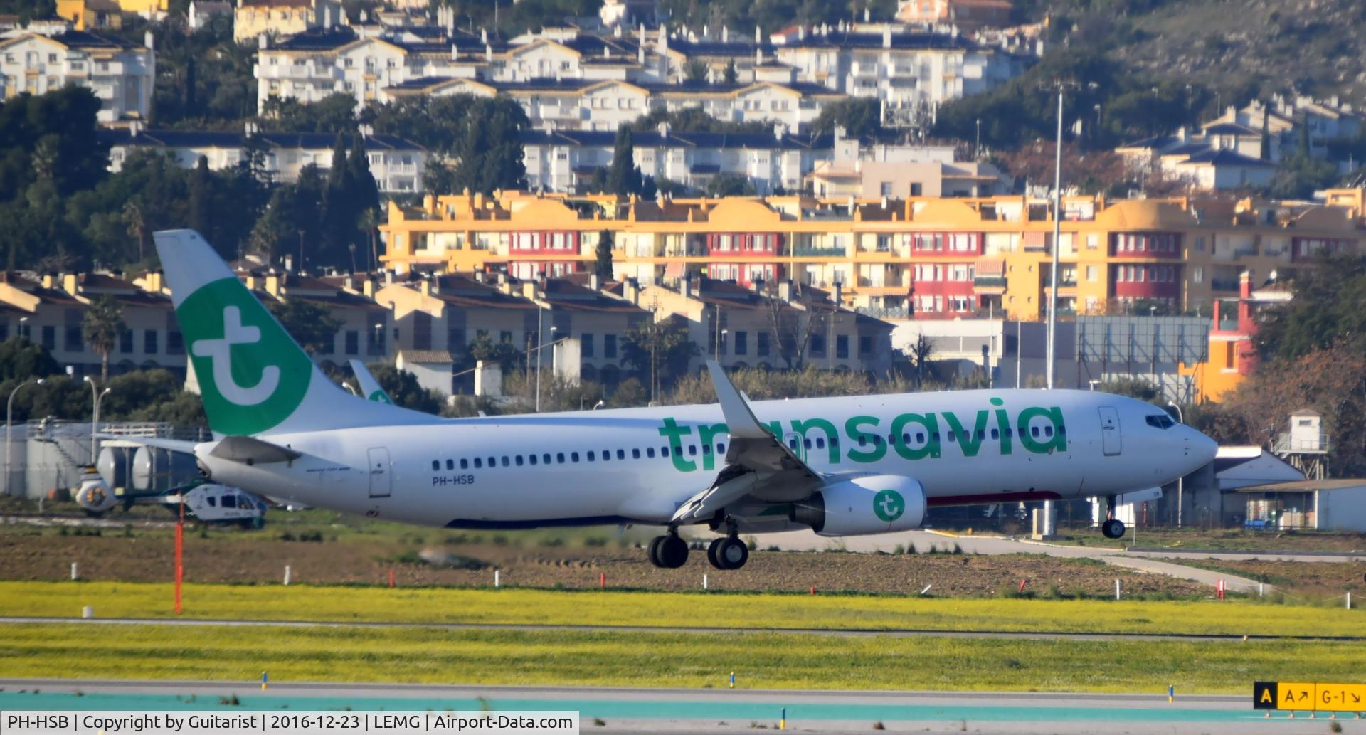 PH-HSB, 2010 Boeing 737-8K2 C/N 34172, At Malaga