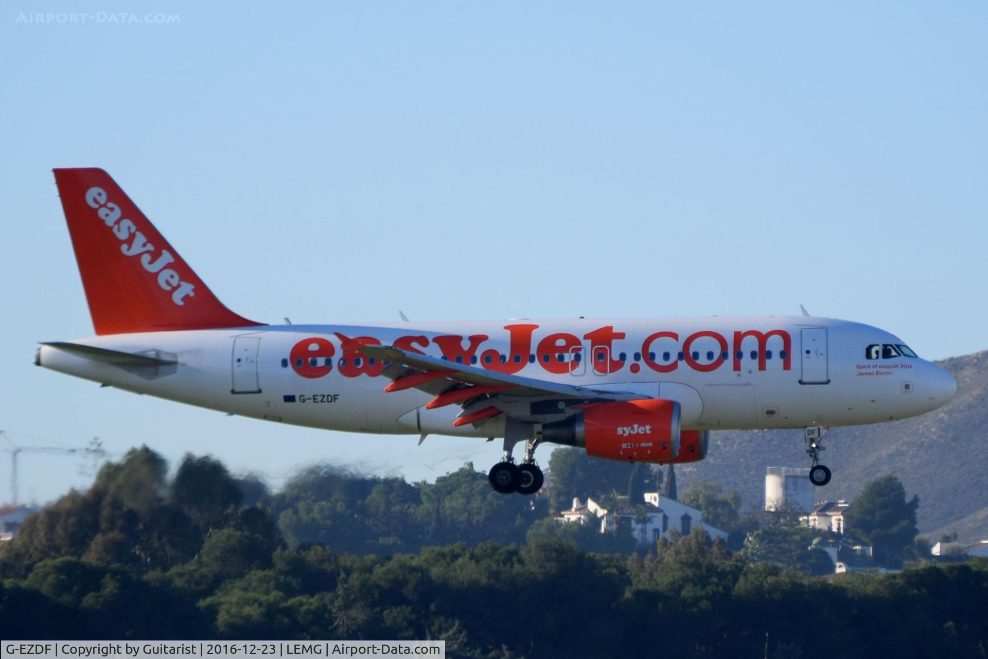 G-EZDF, 2008 Airbus A319-111 C/N 3432, At Malaga