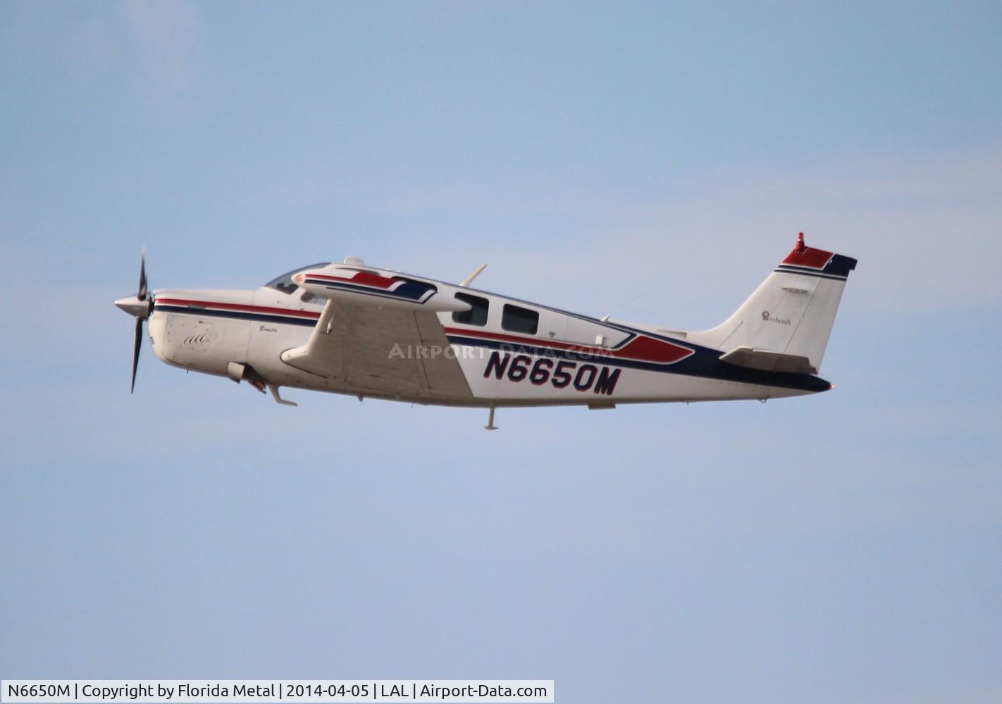N6650M, 1979 Beech A36 Bonanza 36 C/N E-1518, Beech A36