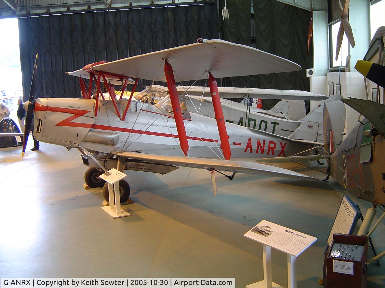 G-ANRX, De Havilland DH-82A Tiger Moth II C/N 3863, De Havilland Museum
