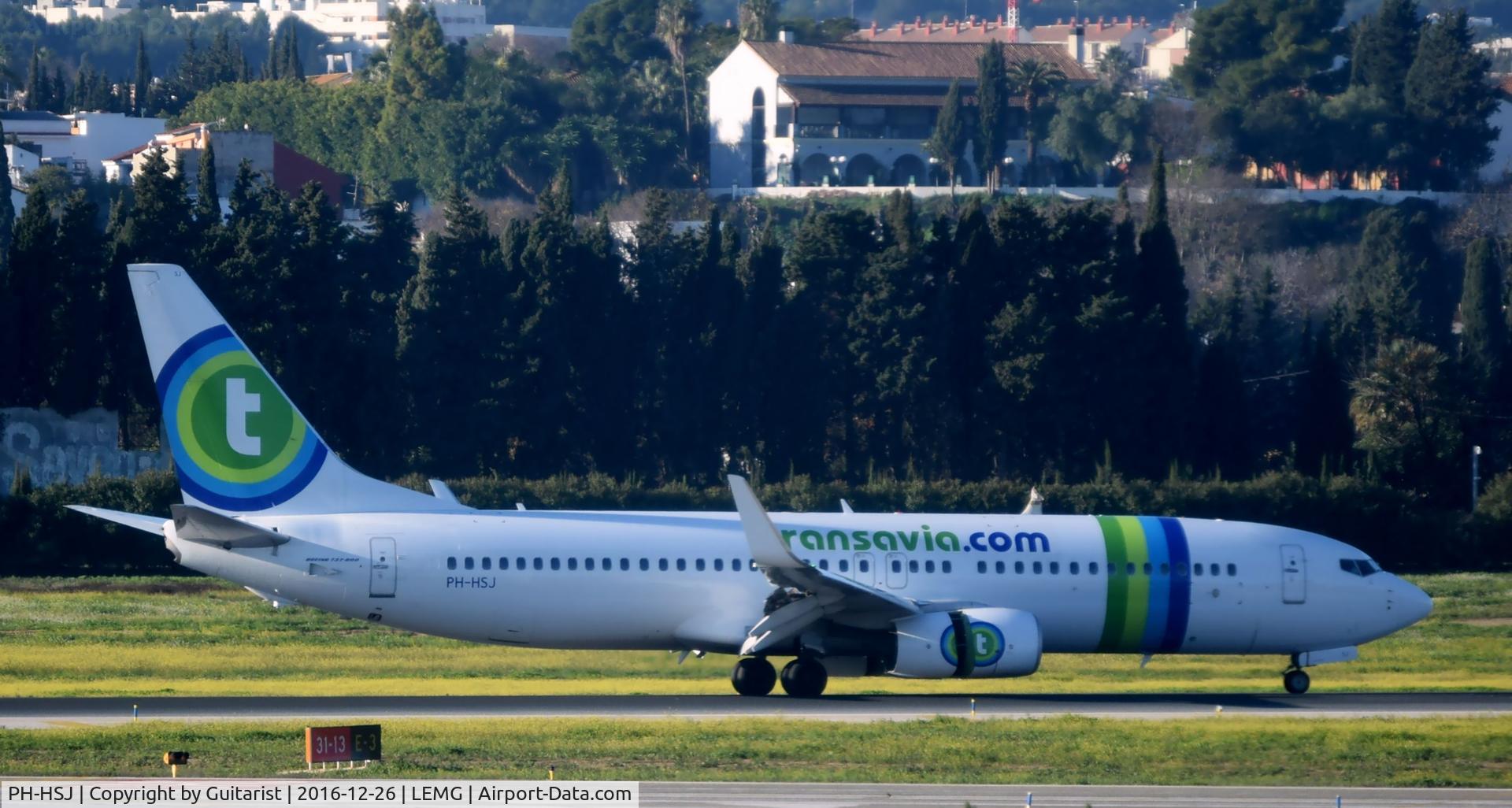 PH-HSJ, 2014 Boeing 737-8K2 C/N 42150, At Malaga