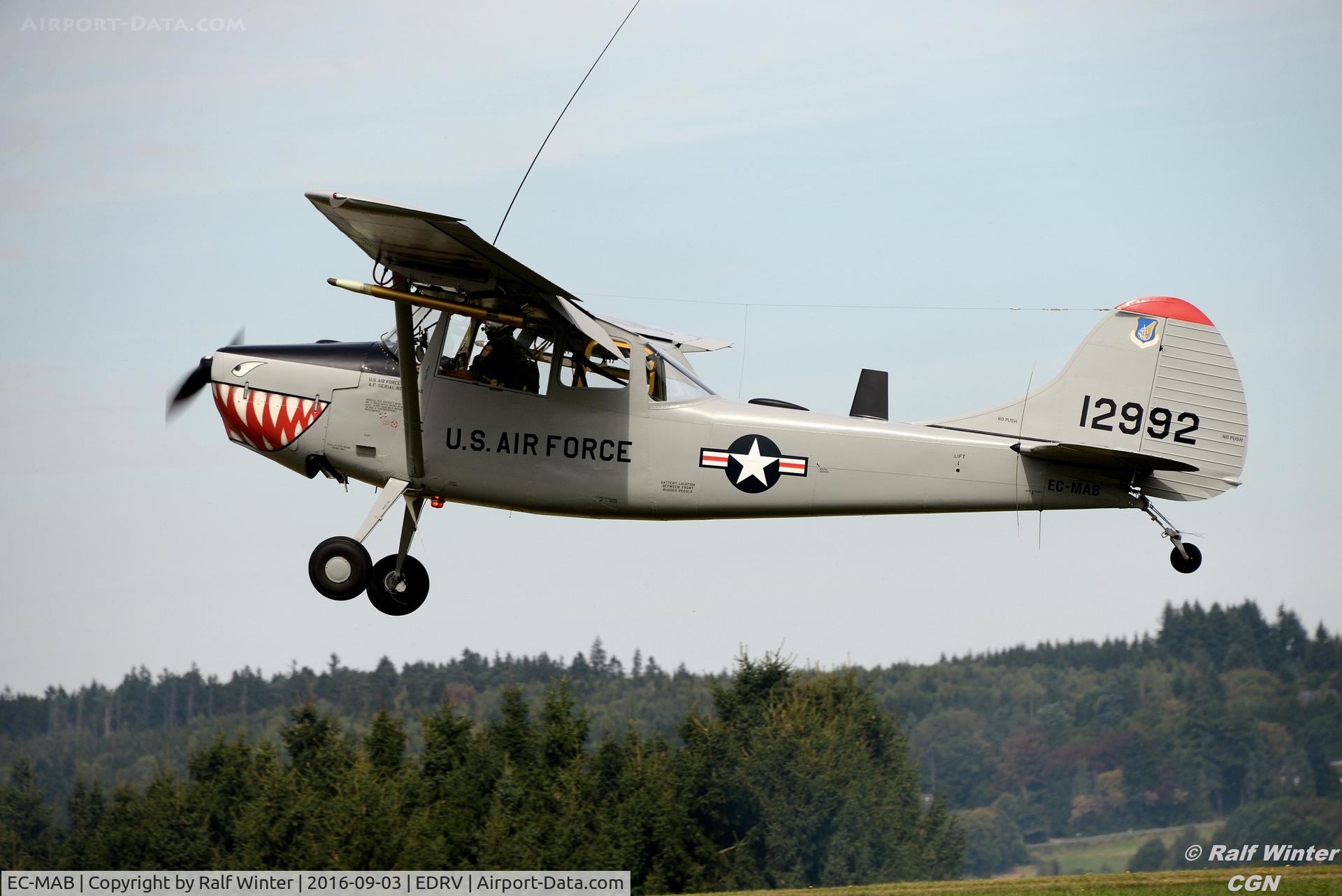 EC-MAB, 1961 Cessna O-1E Bird Dog C/N 305M-0040, Flugplatzfest Wershofen/Eifel
03.09.2016
