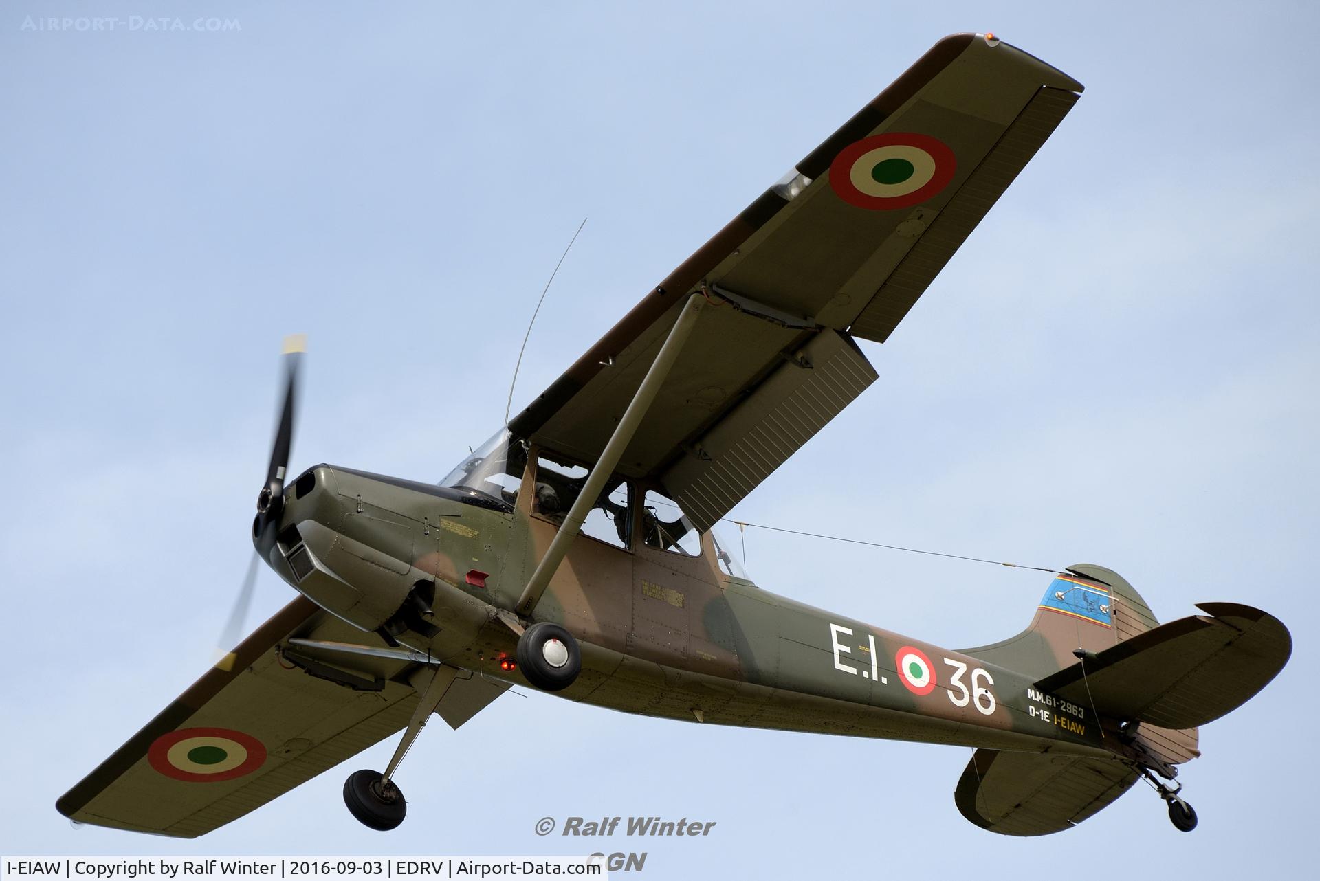 I-EIAW, 1961 Cessna O-1E Bird Dog C/N 305M-0029, Flugplatzfest Wershofen/Eifel