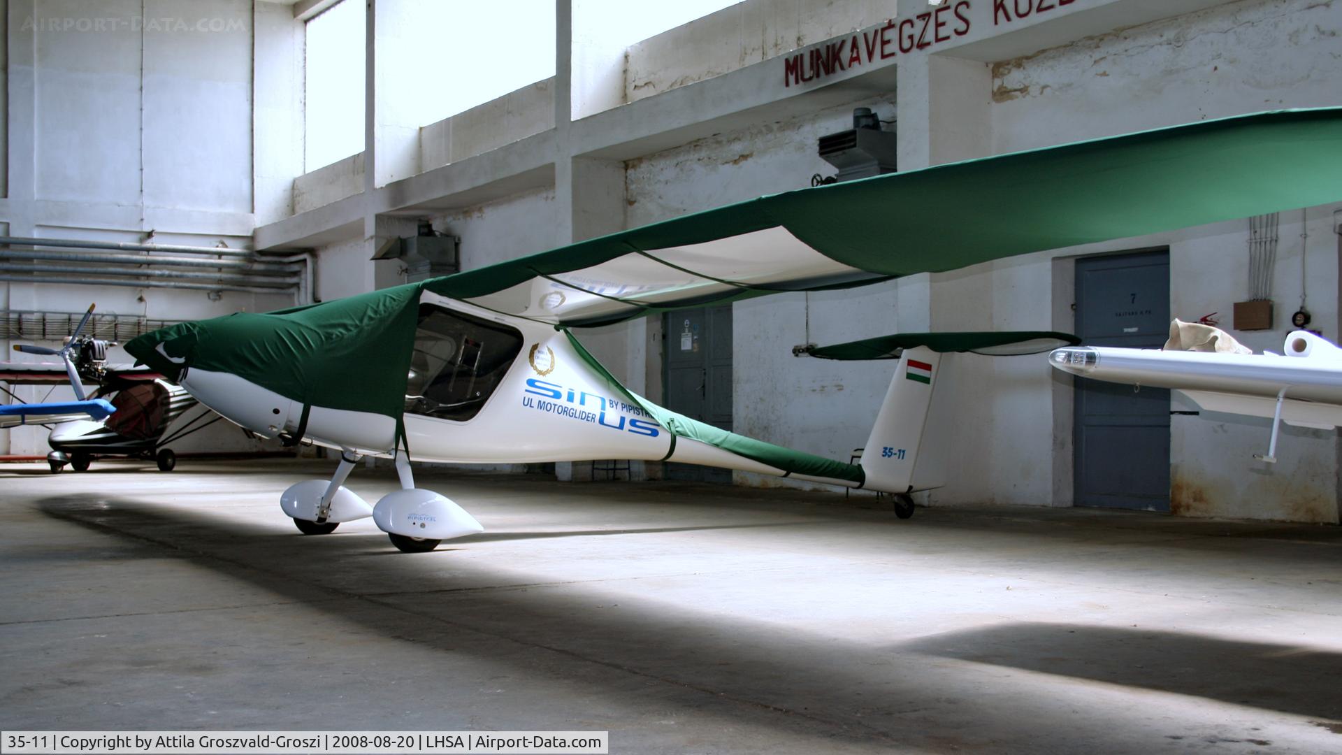 35-11, Pipistrel Sinus 912 C/N ., Szentkirályszabadja Airport, Hungary