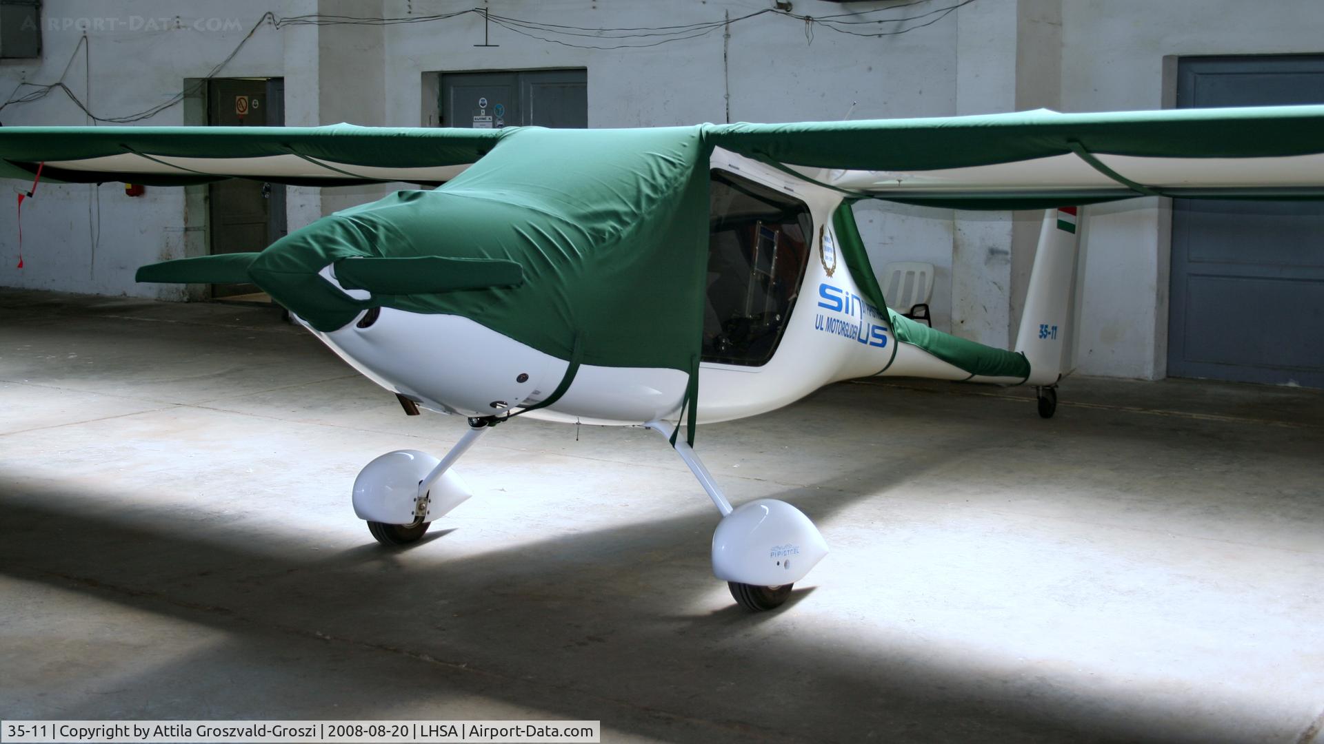 35-11, Pipistrel Sinus 912 C/N ., Szentkirályszabadja Airport, Hungary