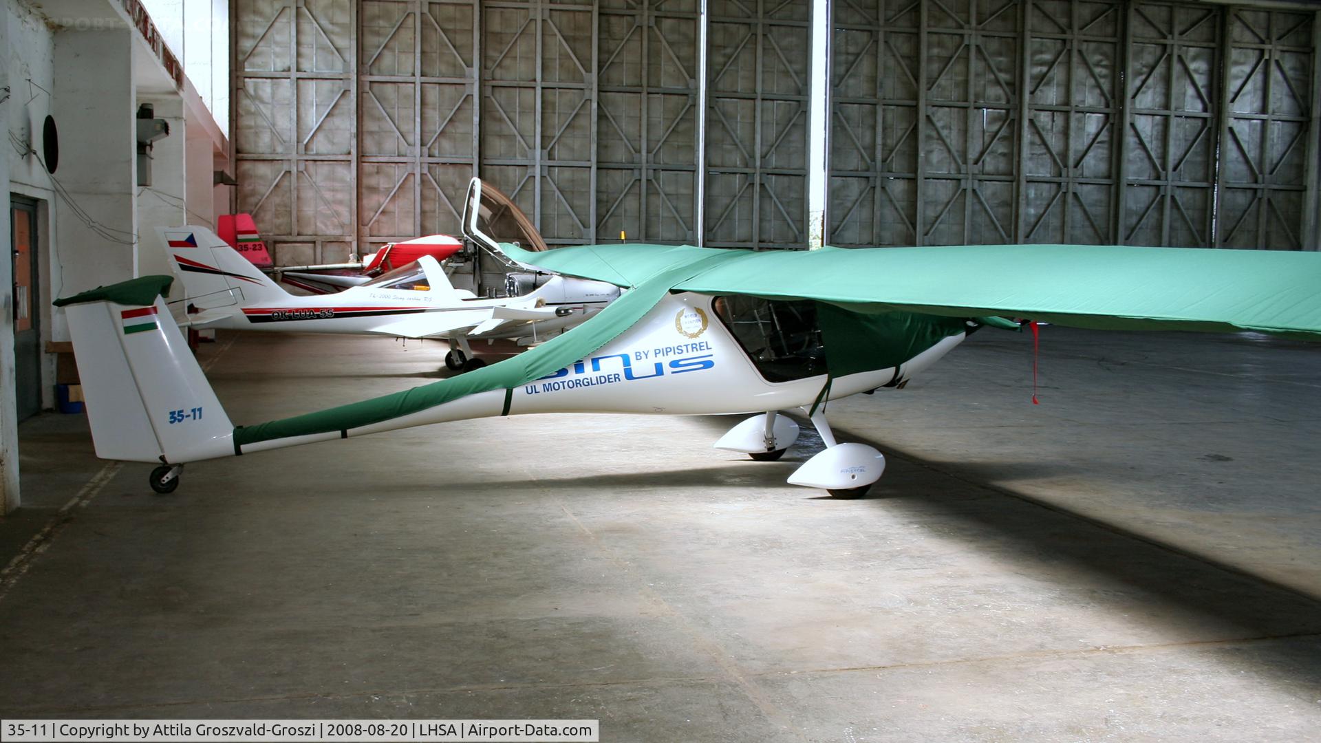 35-11, Pipistrel Sinus 912 C/N ., Szentkirályszabadja Airport, Hungary