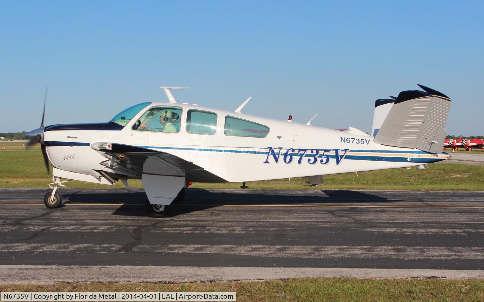 N6735V, 1979 Beech V35B Bonanza C/N D-10303, V35 Bonanza