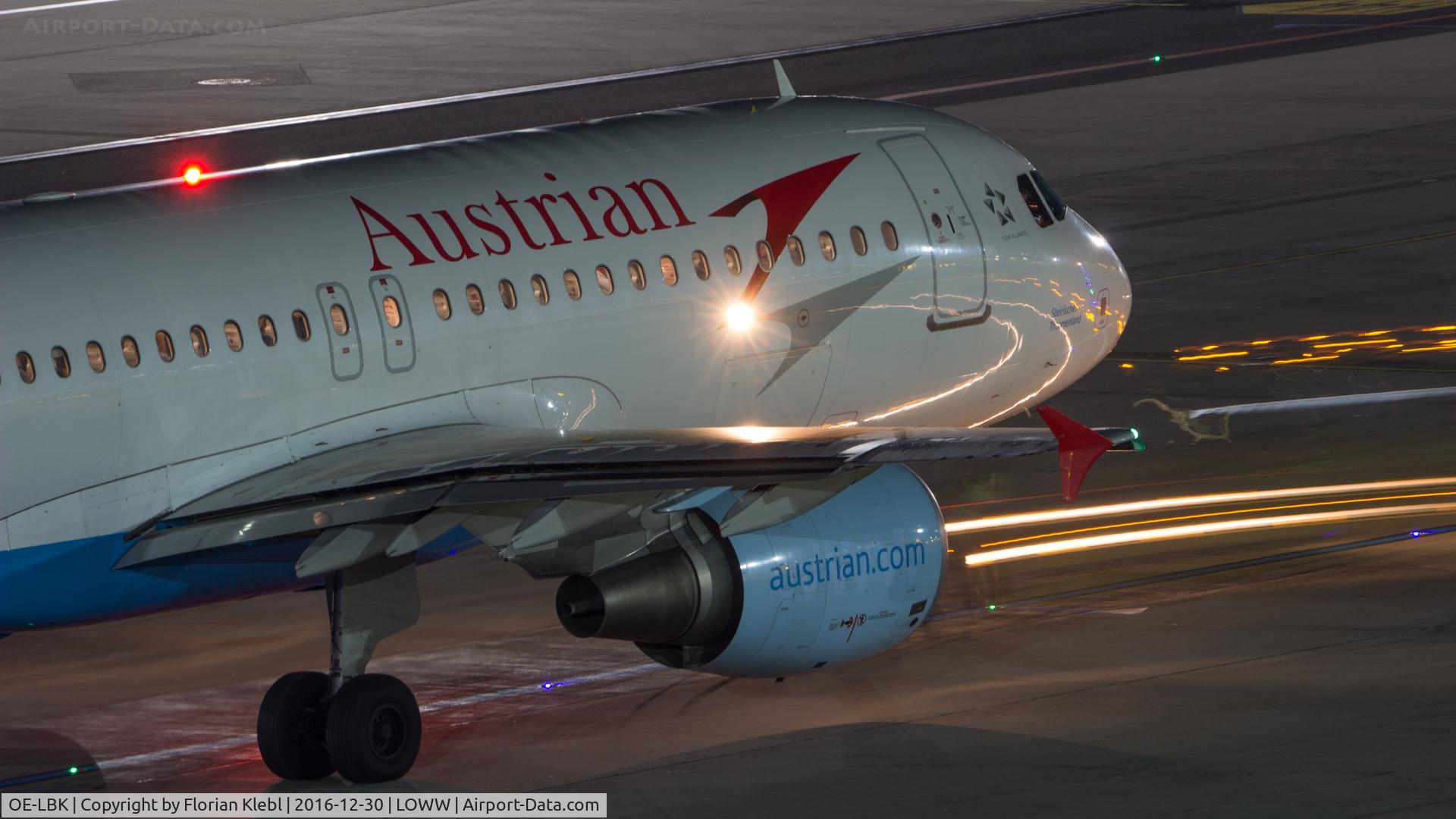 OE-LBK, 2003 Airbus A320-214 C/N 1931, Austrian Airlines, Airbus A320, Vienna Airport
