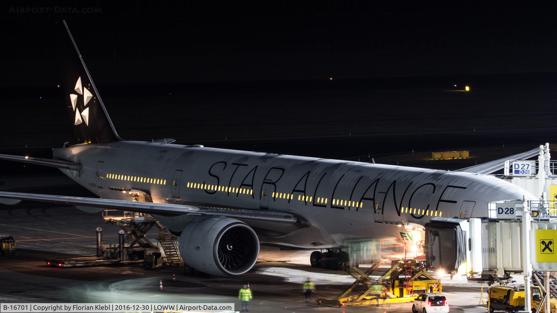 B-16701, 2005 Boeing 777-35E/ER C/N 32639, EVA Air, Boeing 777-300ER, Vienna Airport
