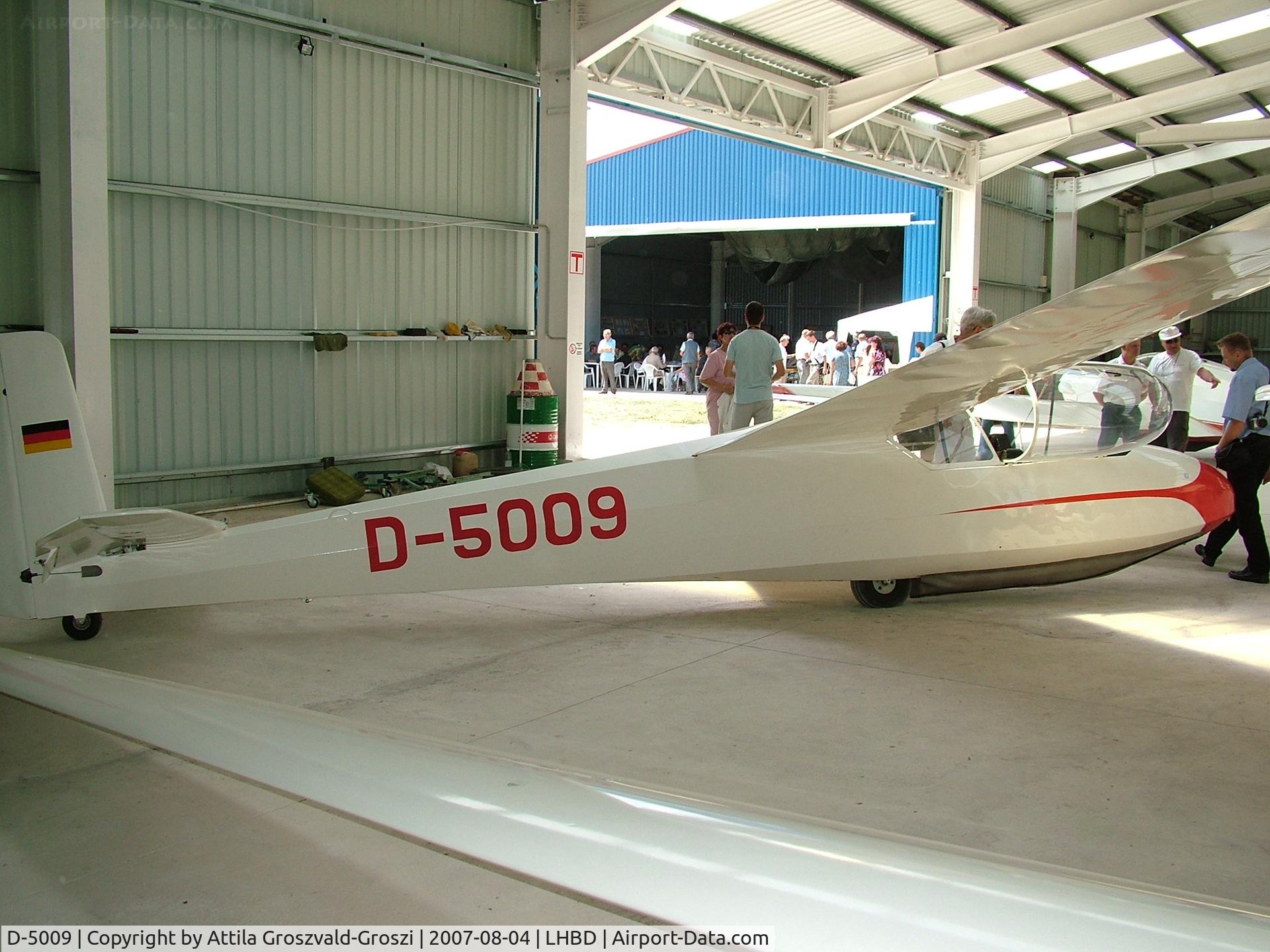 D-5009, 1965 Schleicher Ka-7 Rhonadler C/N 1239, Börgönd Airport, Hungary