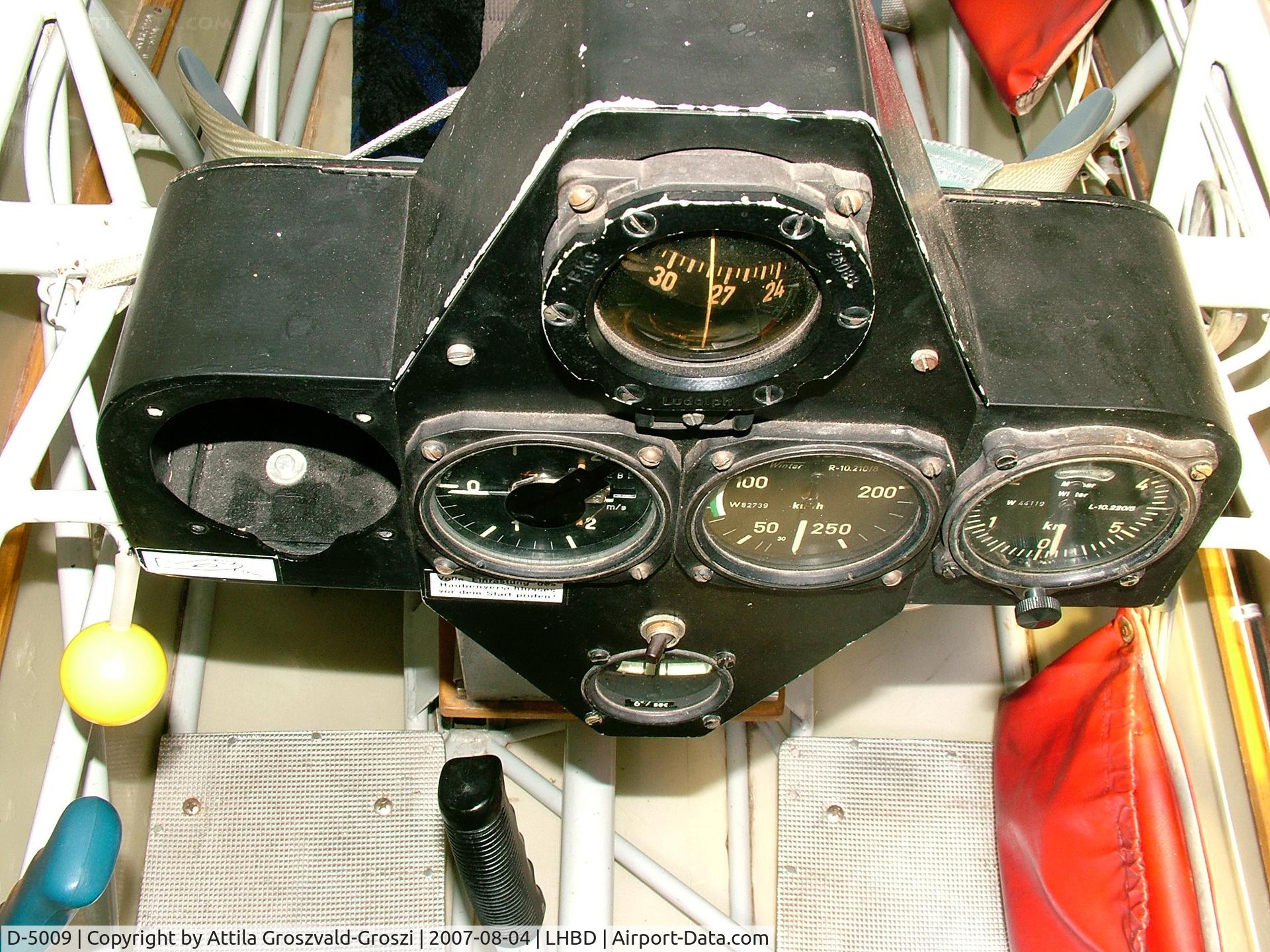 D-5009, 1965 Schleicher Ka-7 Rhonadler C/N 1239, Börgönd Airport, Hungary