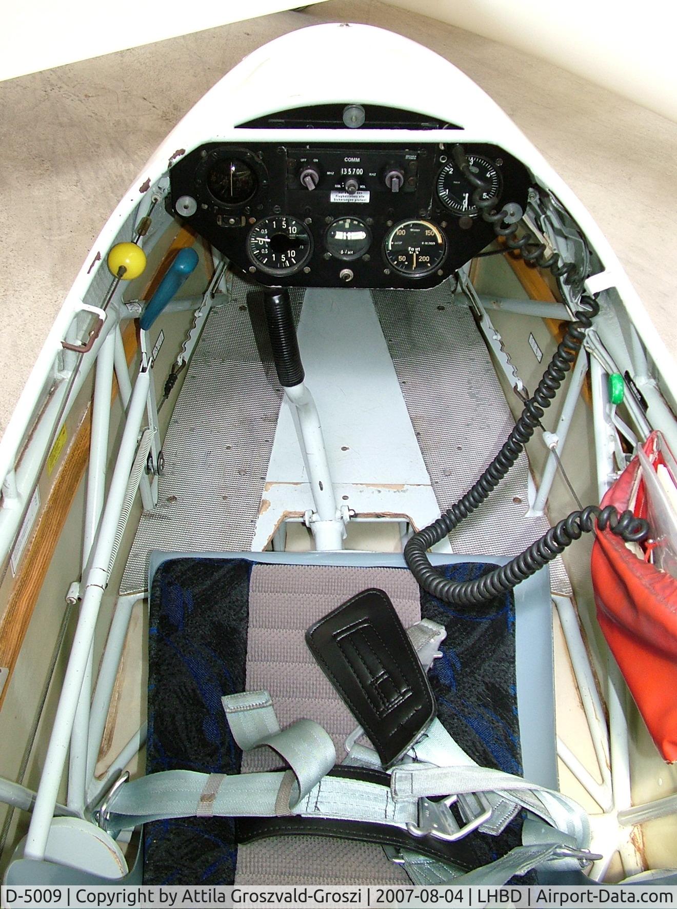 D-5009, 1965 Schleicher Ka-7 Rhonadler C/N 1239, Börgönd Airport, Hungary