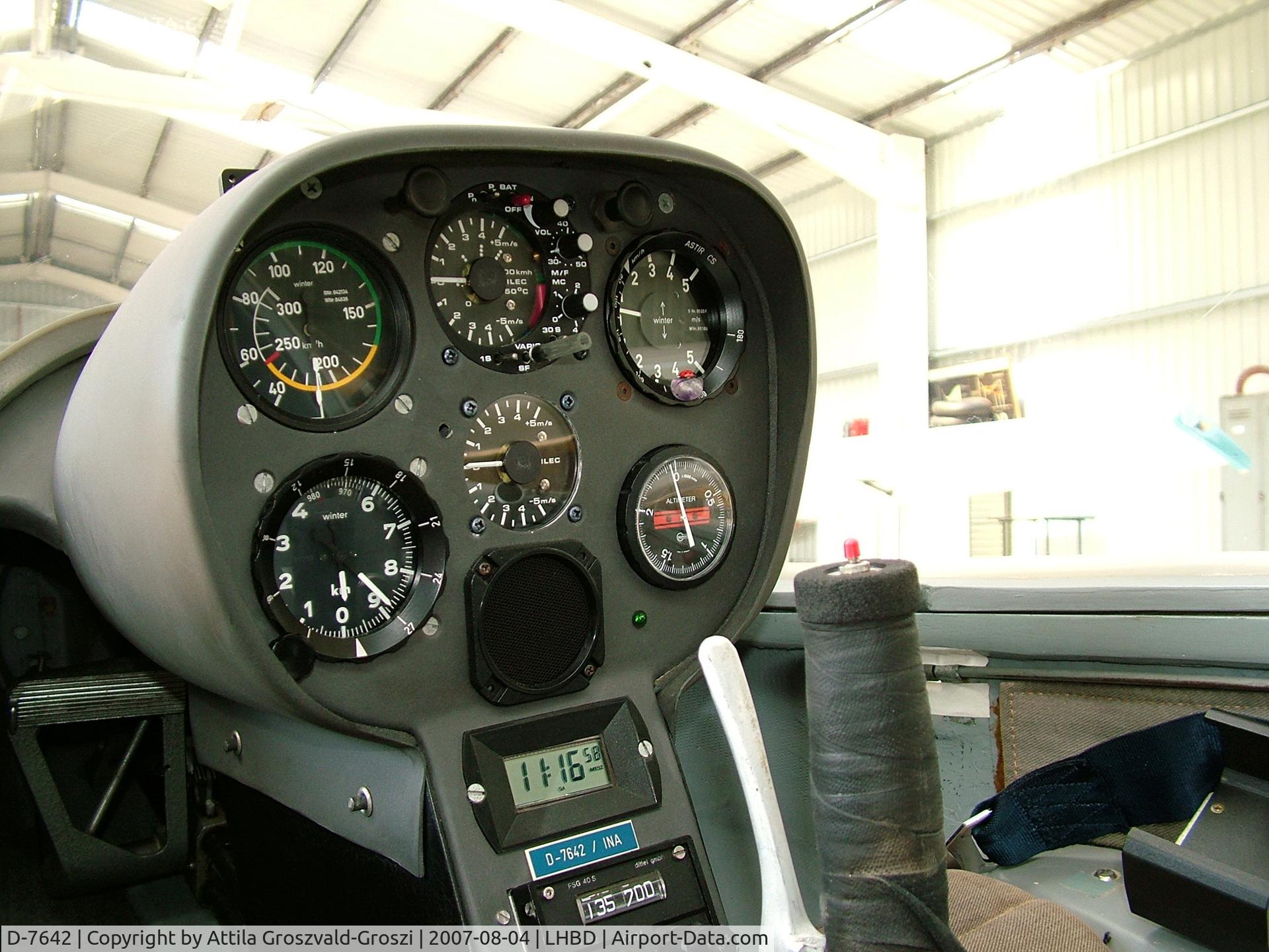 D-7642, 1978 Grob G-102 Astir CS Jeans C/N 2116, Börgönd Airport, Hungary