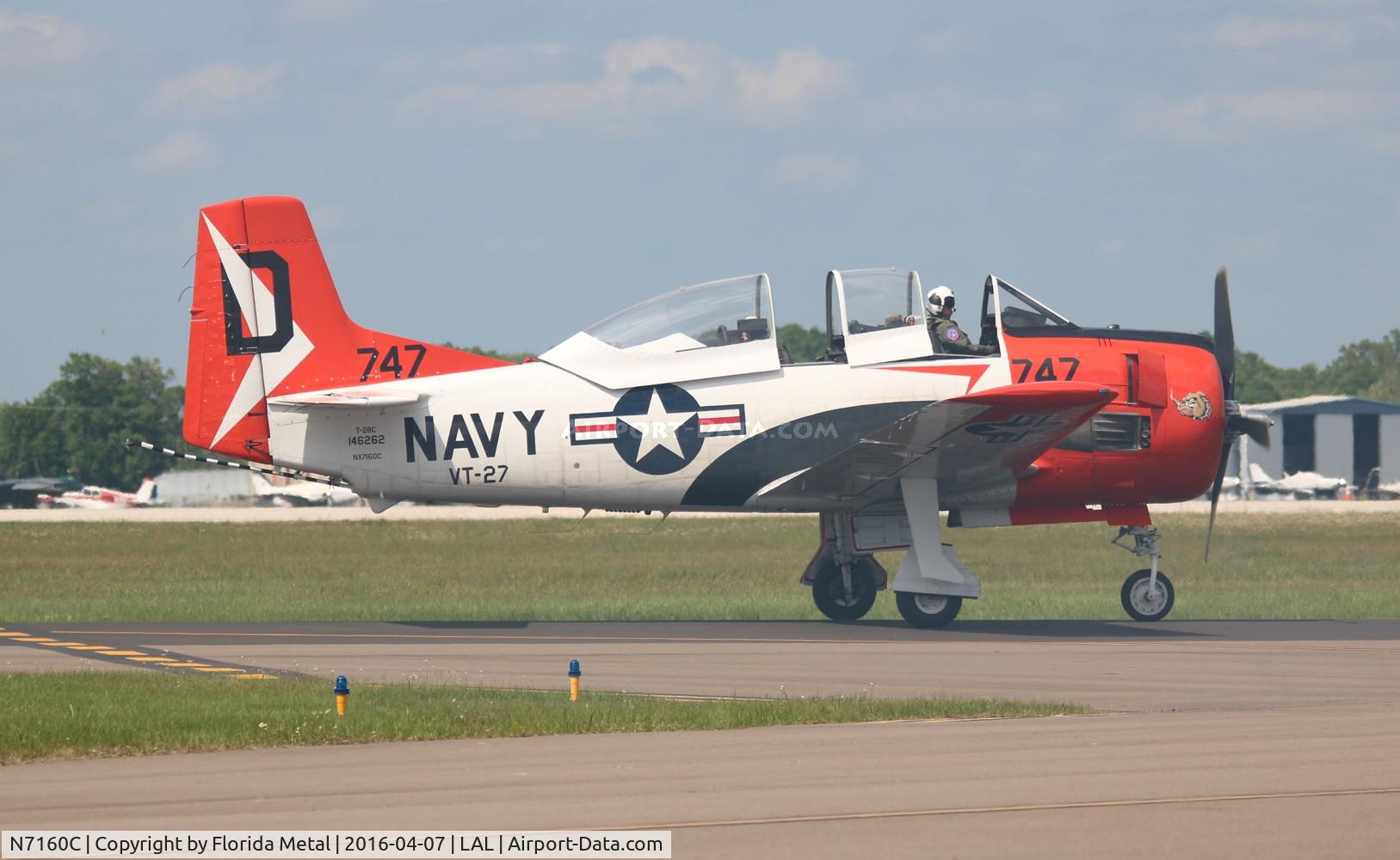 N7160C, 1992 North American T-28C Trojan Trojan C/N 252-25, T-28C