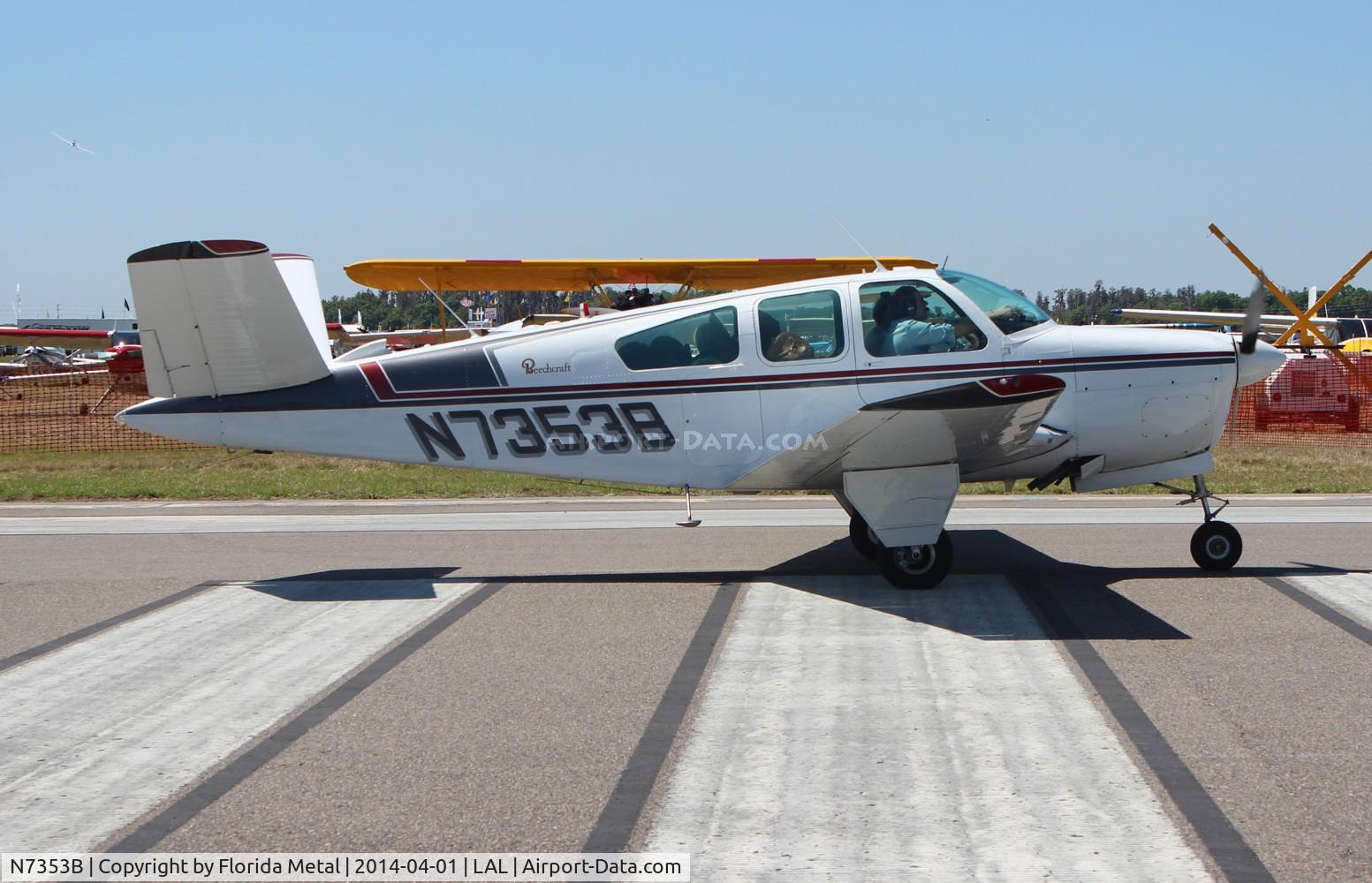 N7353B, 1954 Beech E35 C/N D-3811, Beech E35