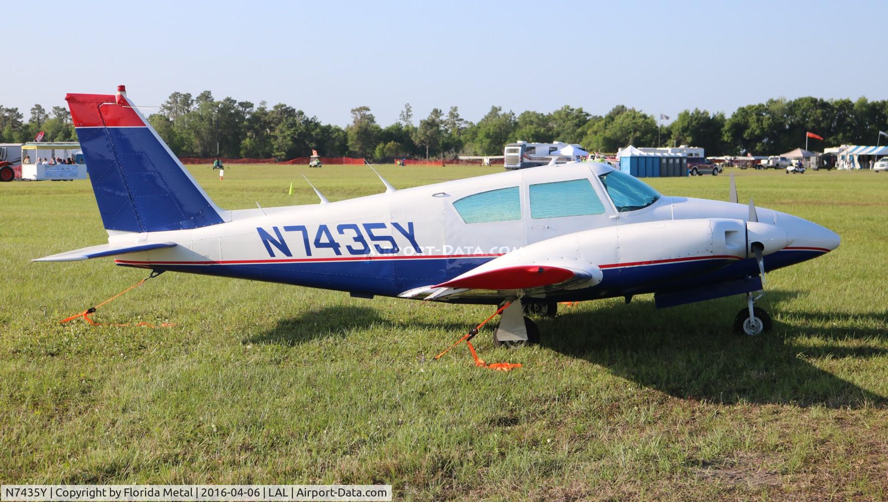 N7435Y, 1964 Piper PA-30-160 Twin Comanche Twin Comanche C/N 30-498, Piper PA-30