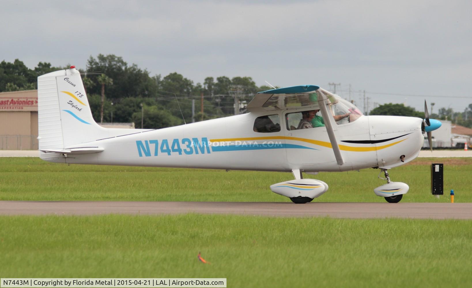 N7443M, 1959 Cessna 175 Skylark C/N 55743, Cessna 175