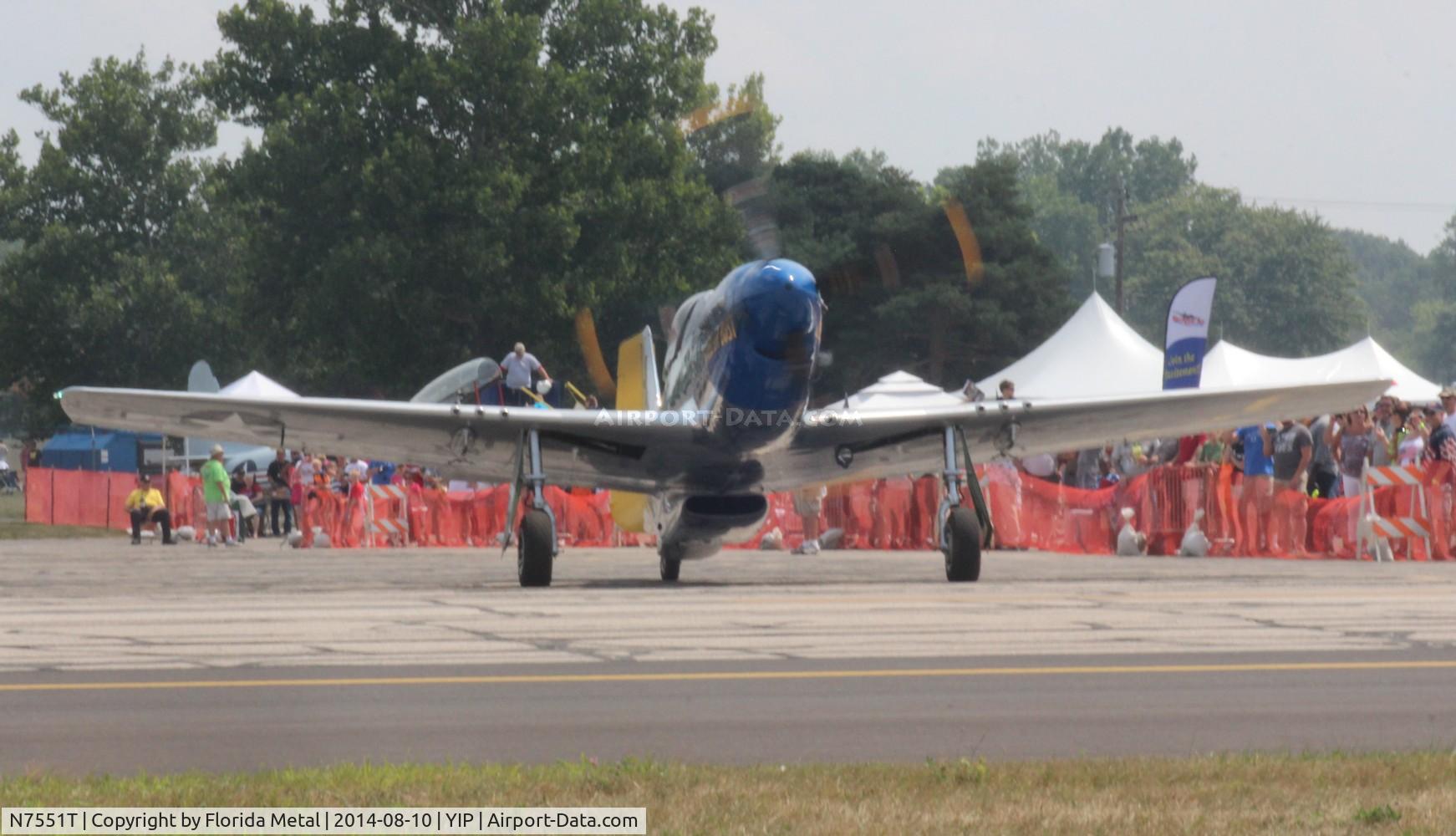 N7551T, 1944 North American P-51D Mustang C/N 122-38997, Hell Er Bust