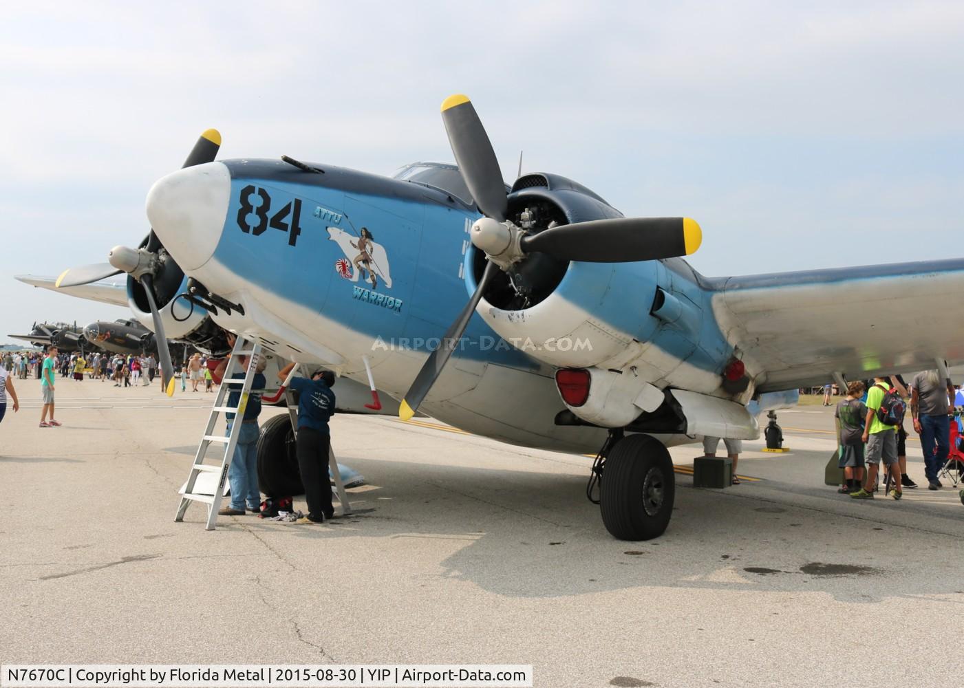N7670C, 1945 Lockheed PV-2 Harpoon C/N 15-1438, Attu Warrior