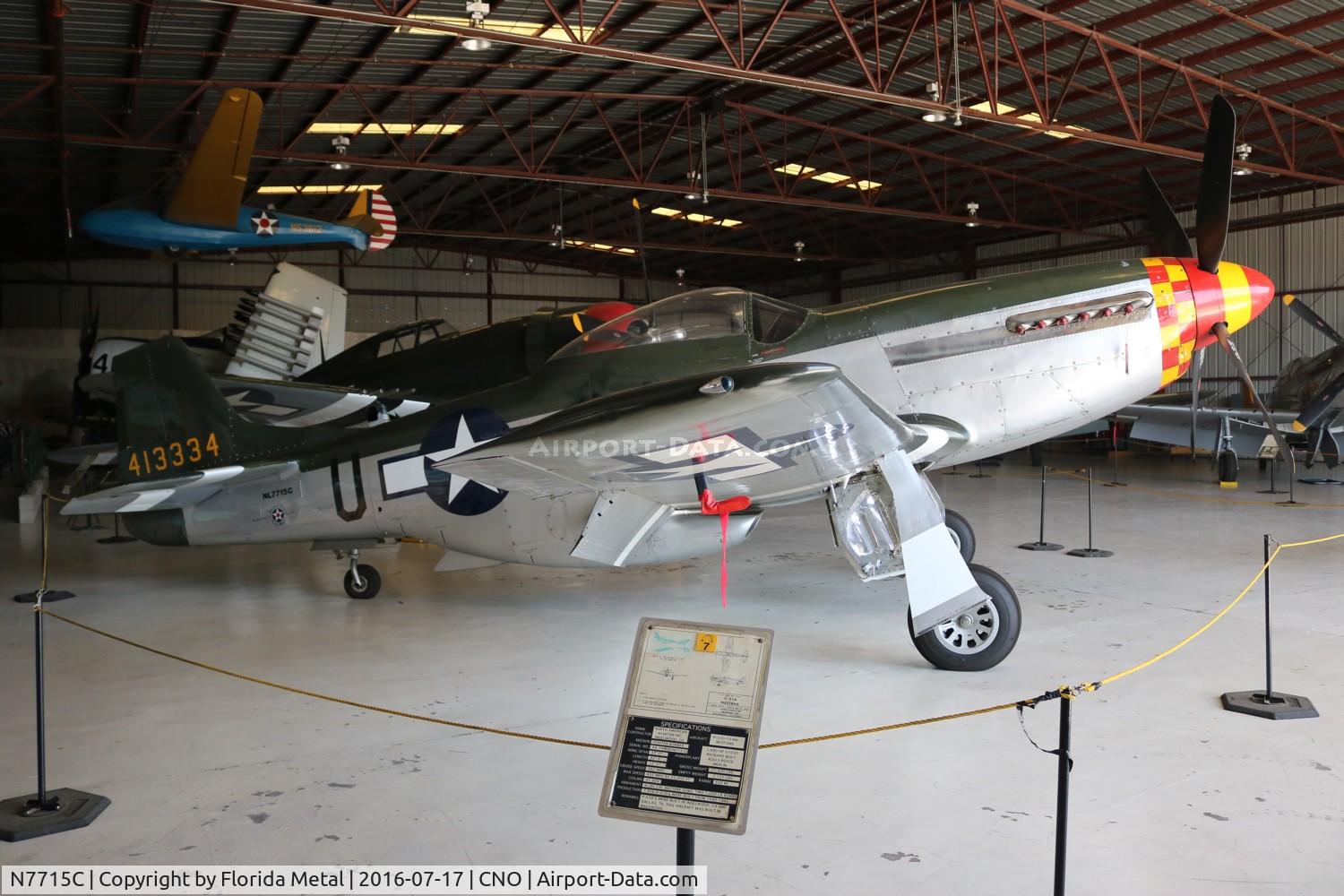 N7715C, 1944 North American P-51D C/N 44-84961A (124-44817), Wee Willy II