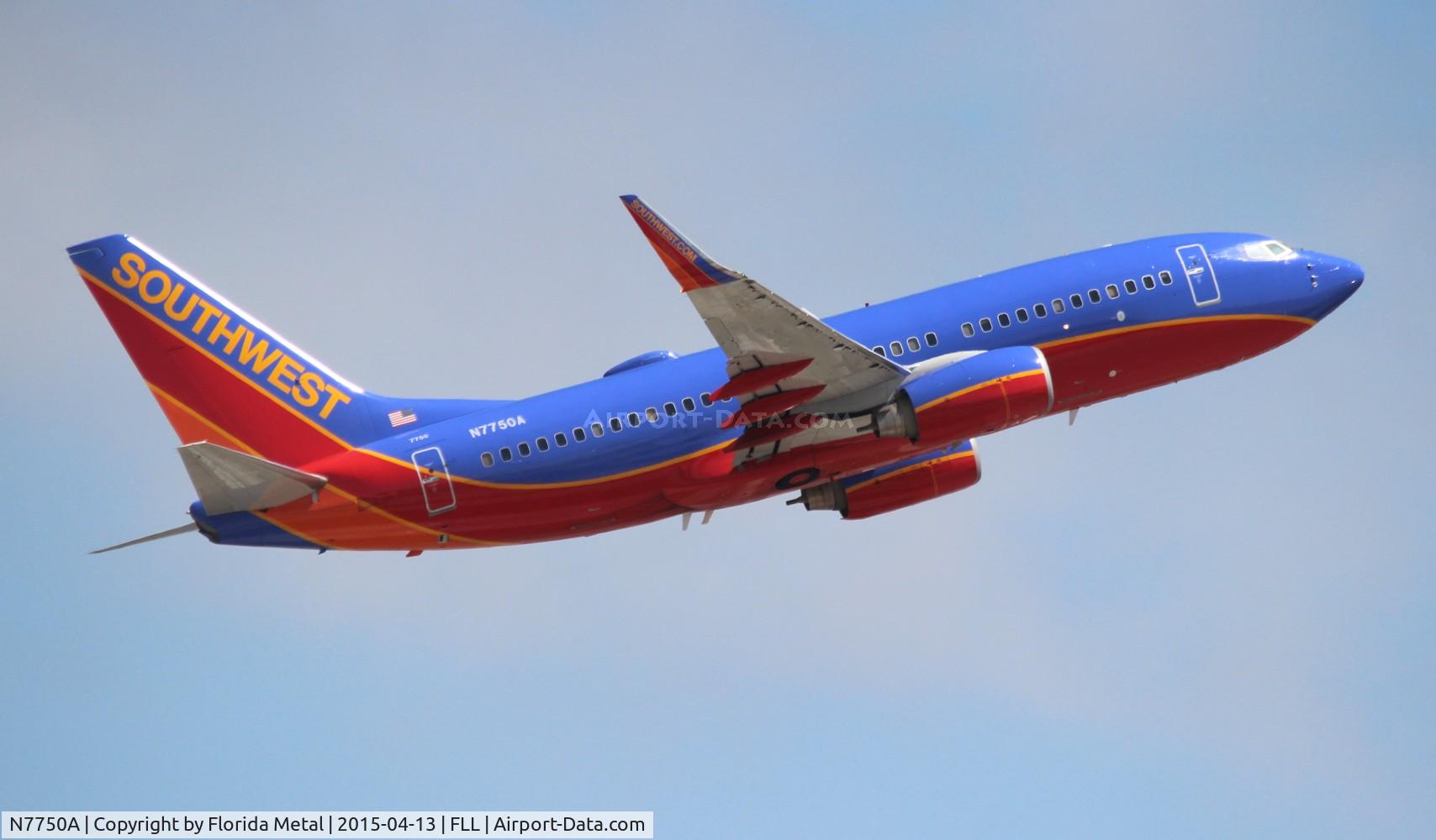 N7750A, 2008 Boeing 737-7BD C/N 36716, Southwest