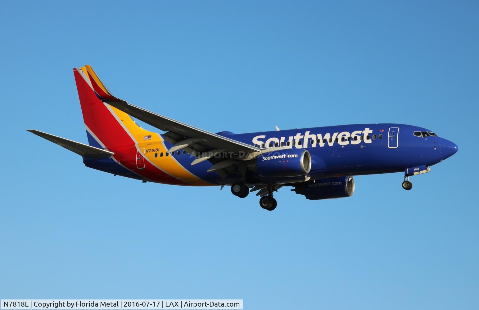 N7818L, 1999 Boeing 737-76N C/N 28609, Southwest