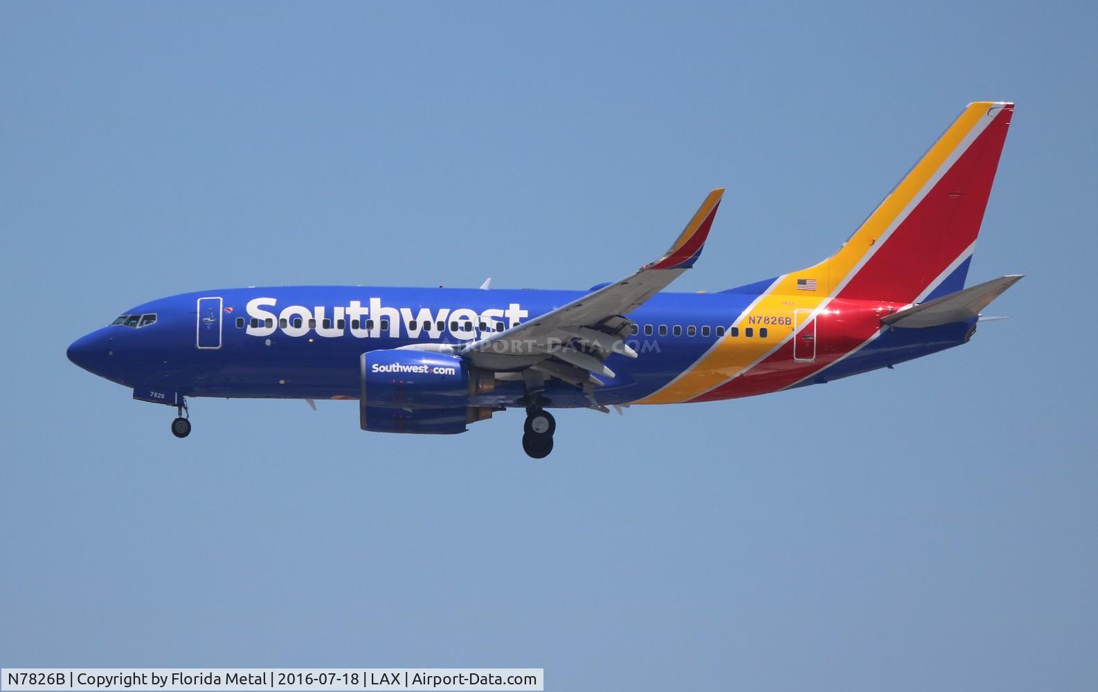 N7826B, 2003 Boeing 737-79P C/N 30035, Southwest