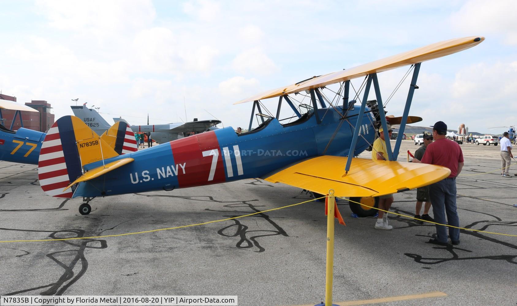 N7835B, Boeing A75N1(PT17) C/N 75-4587, PT-17