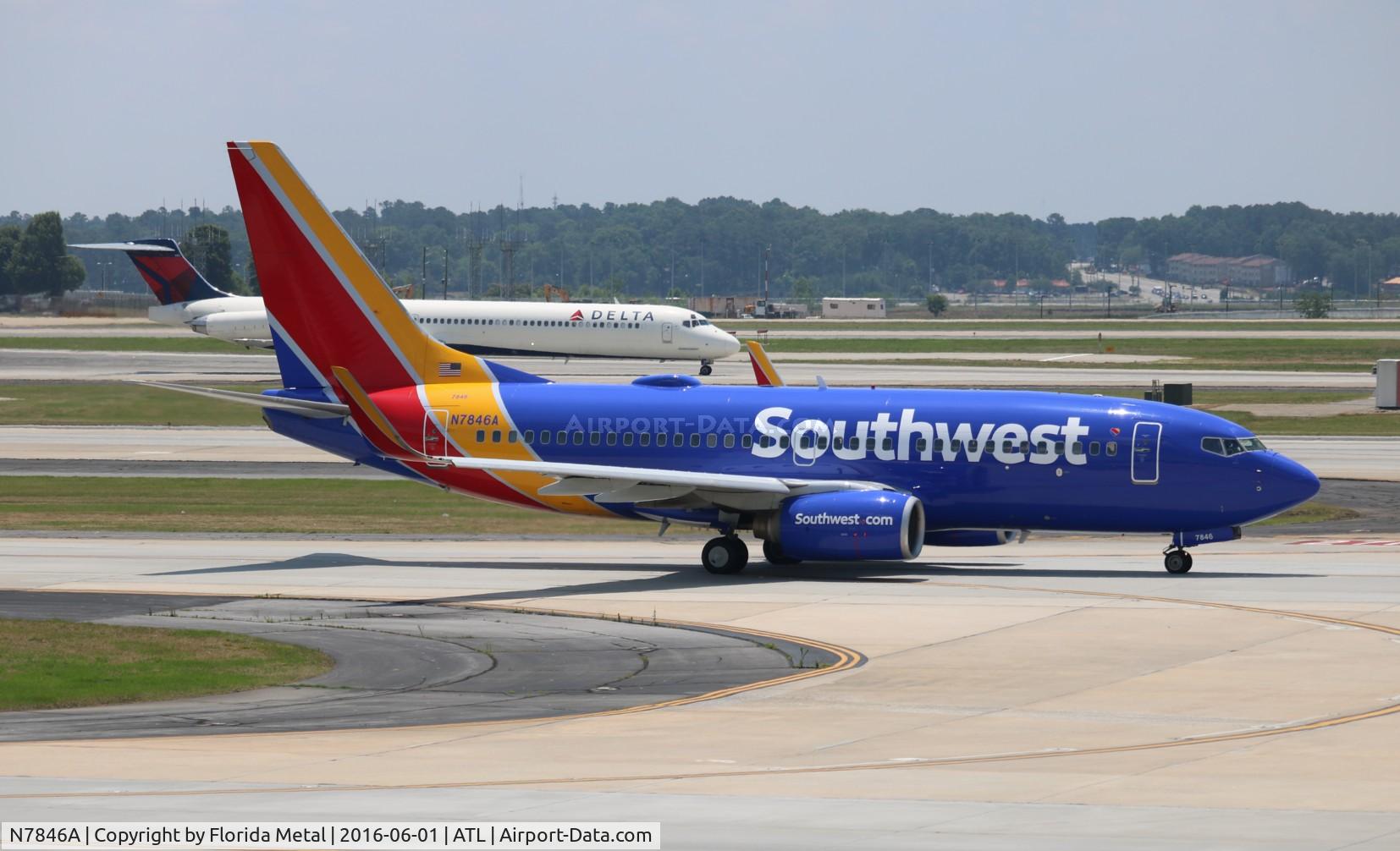 N7846A, 2007 Boeing 737-76N C/N 35218/2342, Southwest