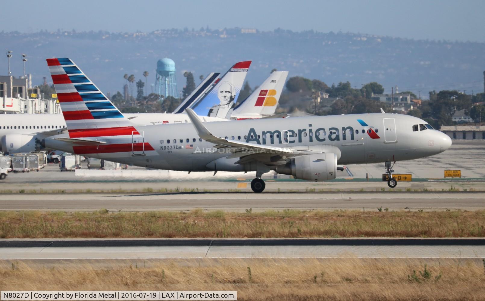 N8027D, 2015 Airbus A319-115 C/N 6437, American
