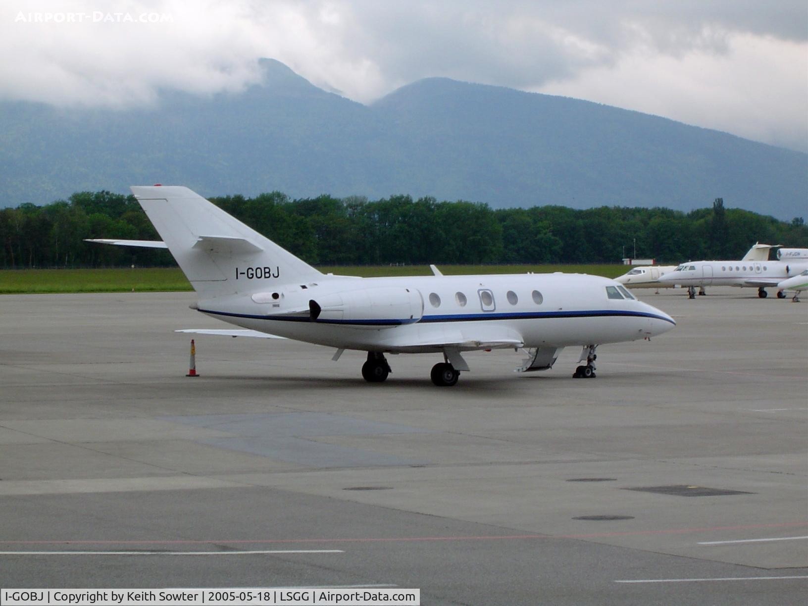 I-GOBJ, 1970 Dassault Falcon 20 C/N 180/460, Geneva airport