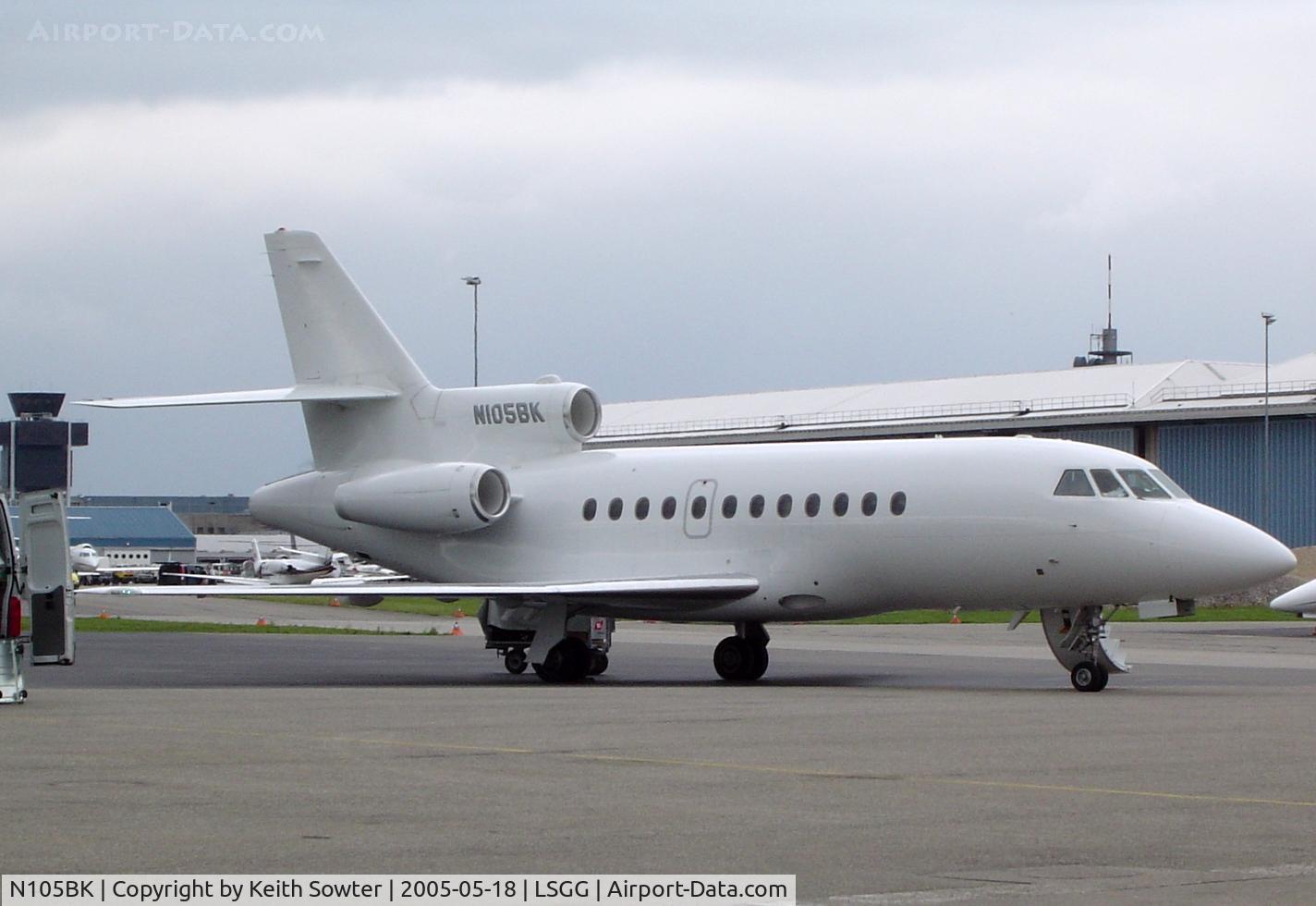 N105BK, 1989 Dassault Falcon 900 C/N 70, Geneva airport