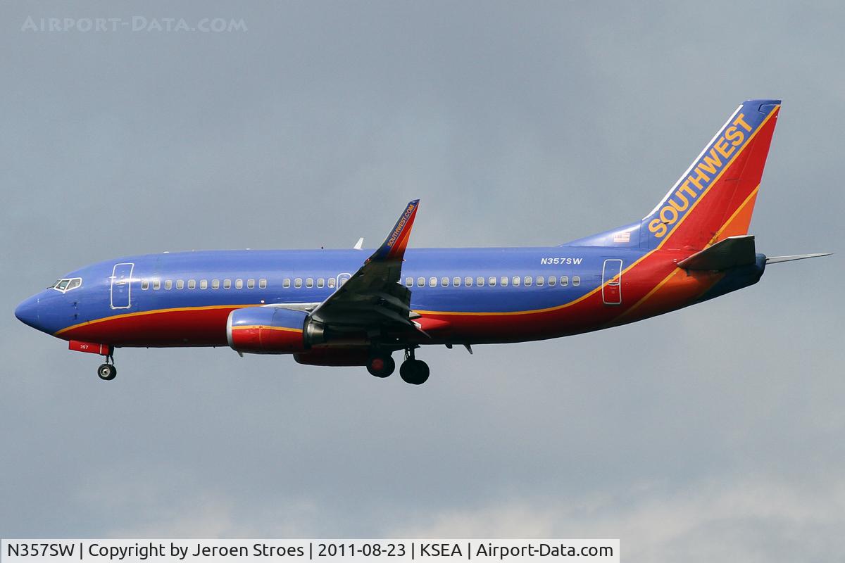 N357SW, 1992 Boeing 737-3H4 C/N 26594, seattle