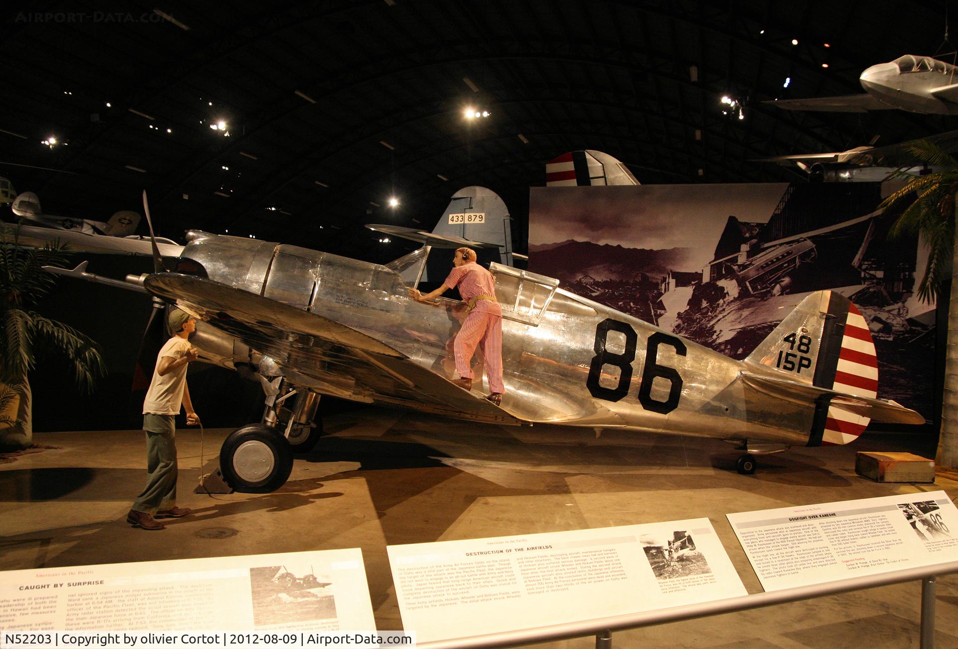 N52203, 1938 Curtiss P-36A C/N 12415, Dayton, OH