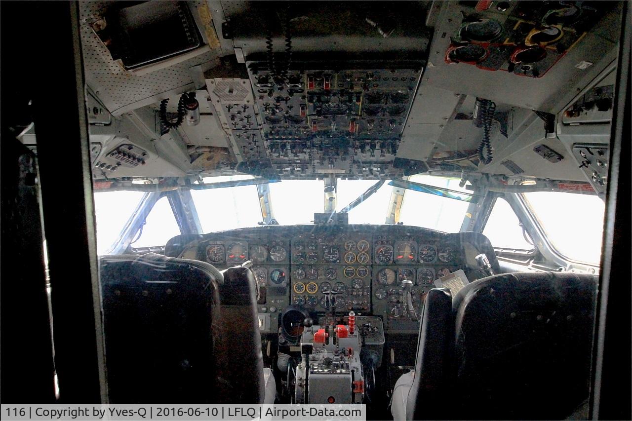 116, 1955 Sud Aviation SE-210 Caravelle III C/N 116, Sud Aviation SE-210 Caravelle III, Close view of cockpit, Musée Européen de l'Aviation de Chasse at Montélimar-Ancône airfield (LFLQ)