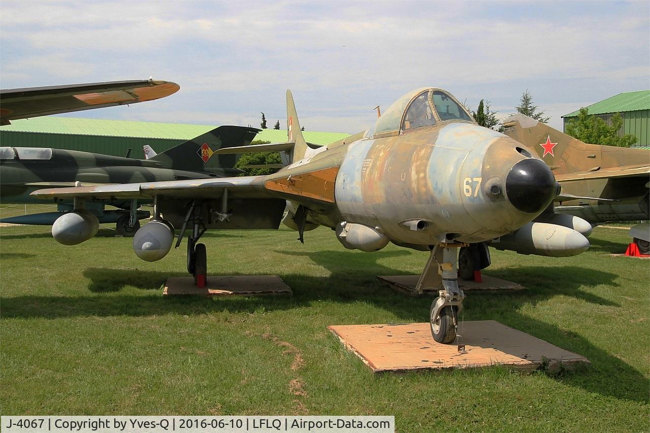 J-4067, Hawker Hunter F.58 C/N 41H-697434, Hawker Hunter F.58, Musée Européen de l'Aviation de Chasse, Montélimar-Ancône airfield (LFLQ)