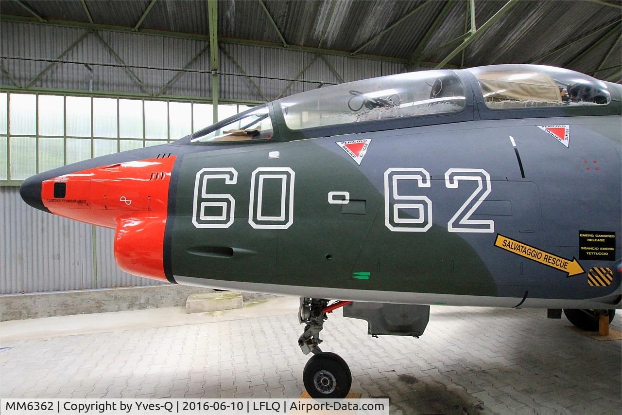 MM6362, Fiat G-91T/1 C/N 92, Fiat G-91T 1, Musée Européen de l'Aviation de Chasse at Montélimar-Ancône airfield (LFLQ)