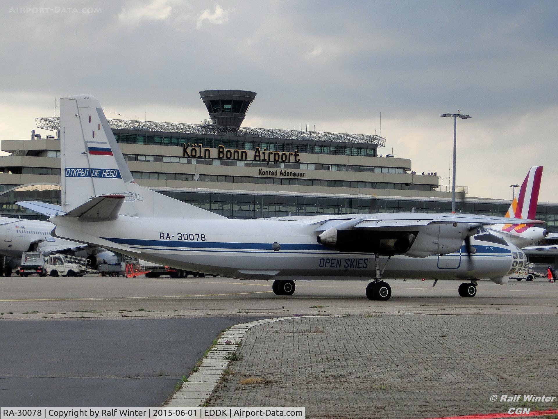 RA-30078, 1974 Antonov An-30 C/N 0507, Antonov An-30 - Russian Air Force - RA-30078 - 01.06.2015 - CGN