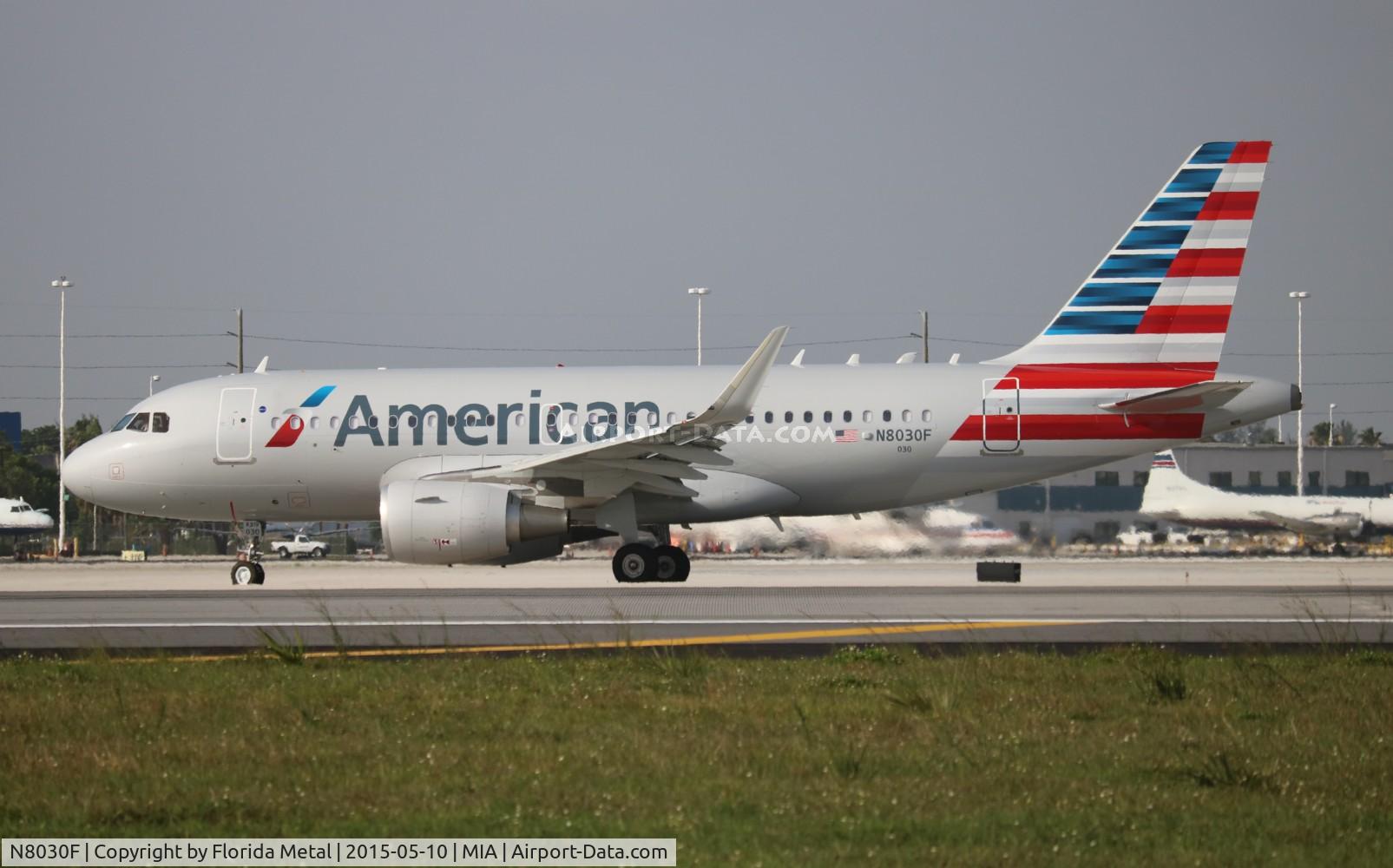 N8030F, 2015 Airbus A319-115 C/N 6552, American