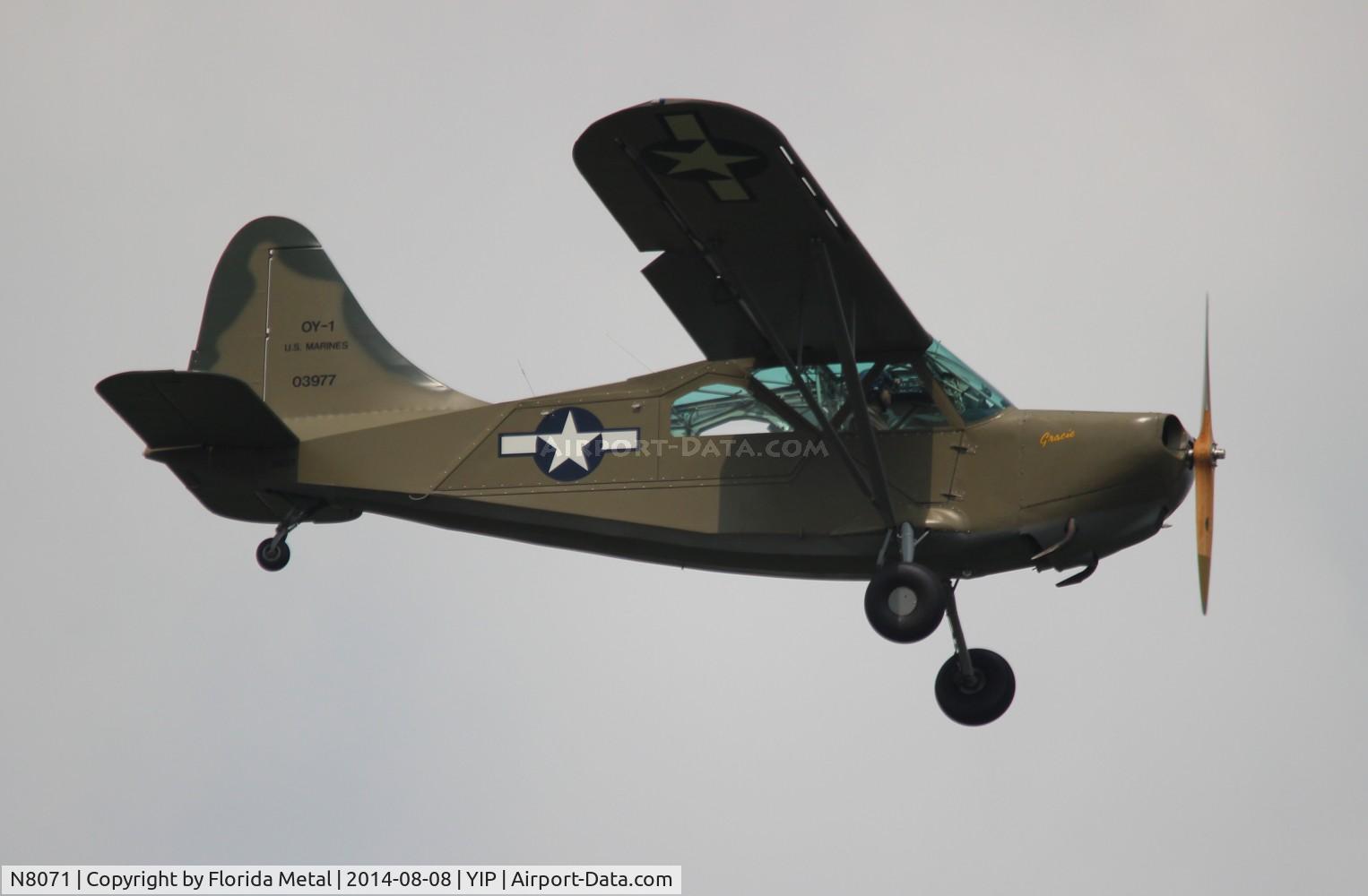 N8071, 1945 Stinson L-5E Sentinel C/N 44-18071, Stinson L-5E